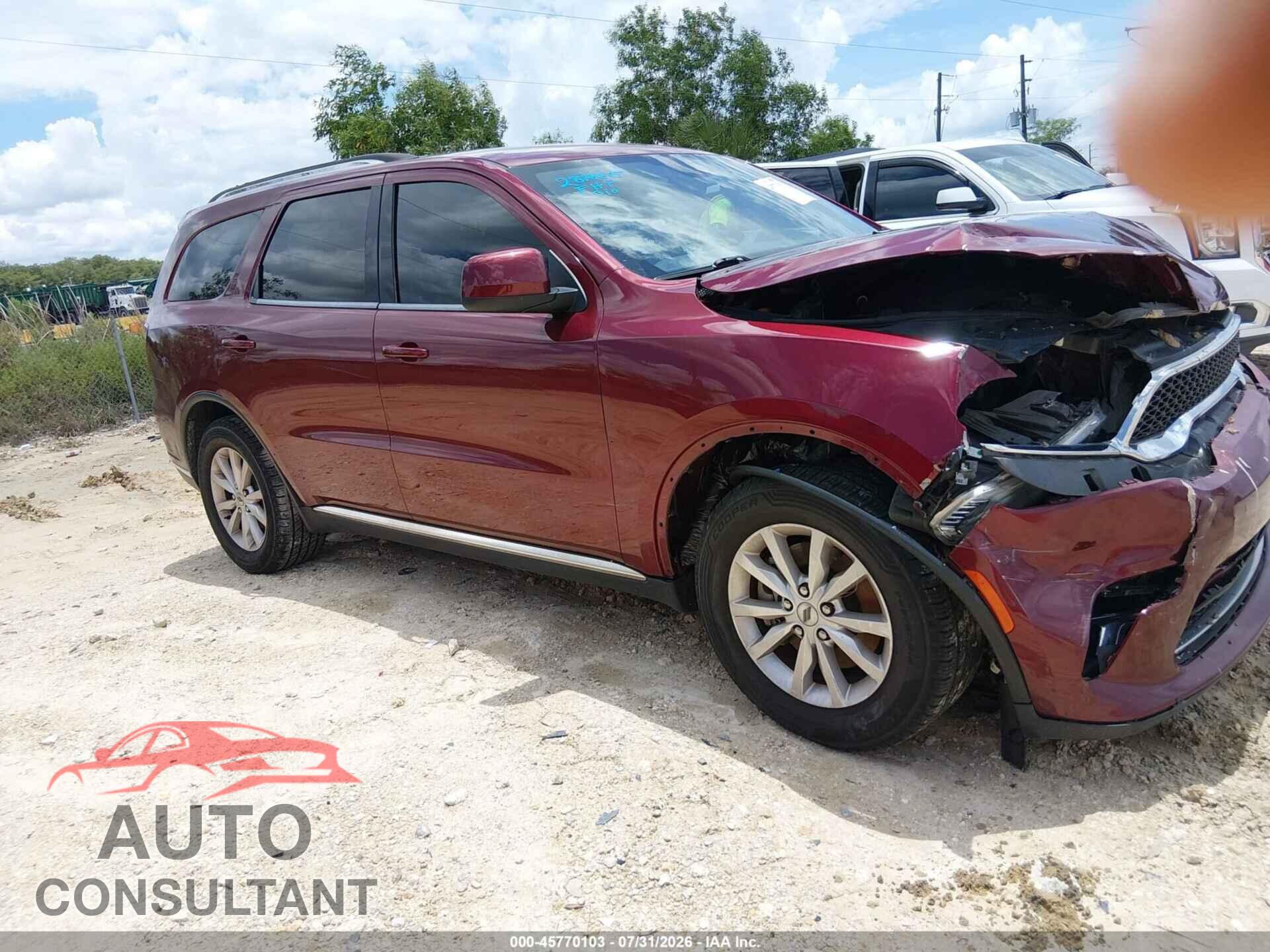 DODGE DURANGO 2021 - 1C4RDHAG6MC602086