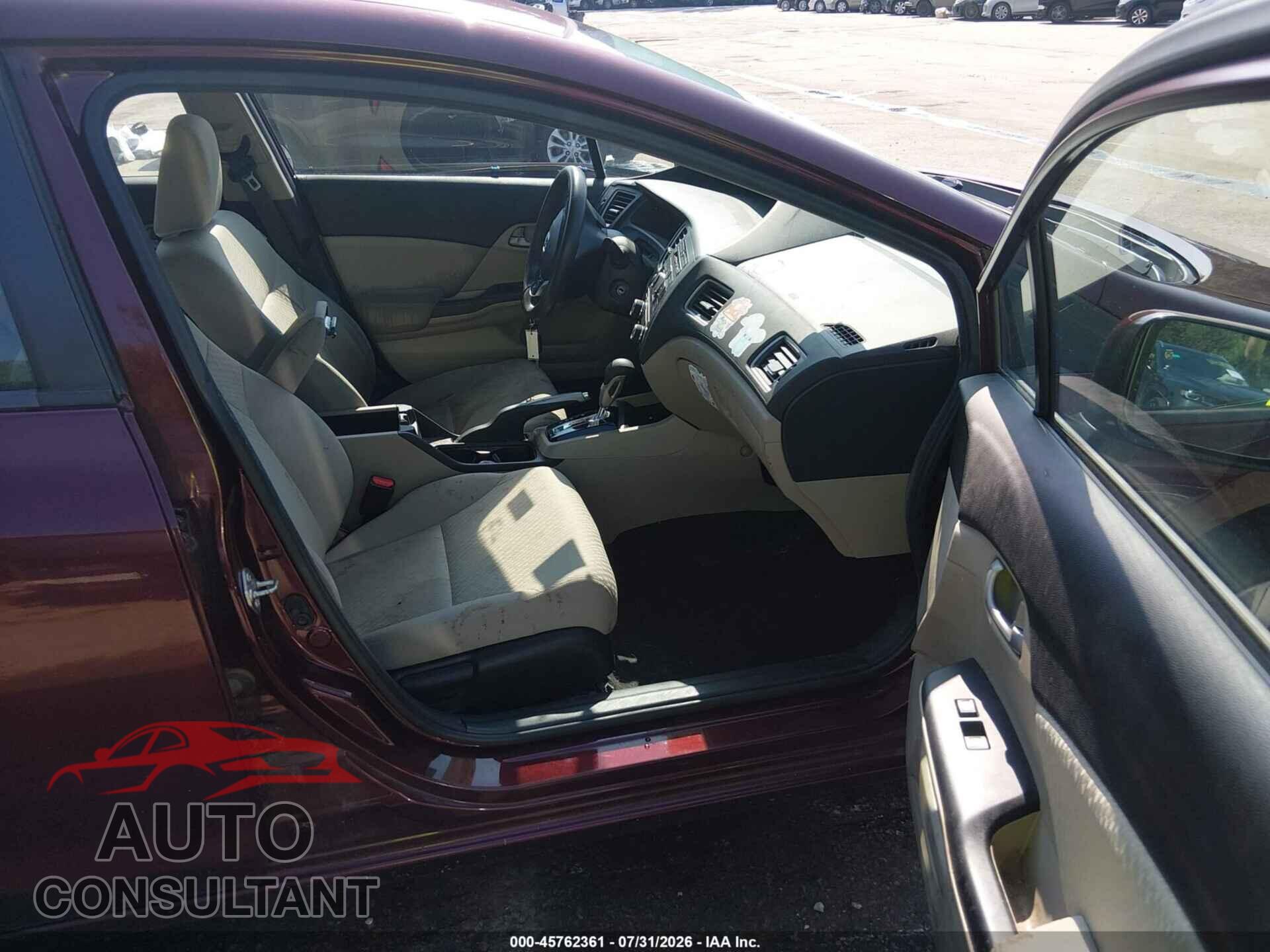 HONDA CIVIC 2014 - 19XFB2F56EE031819