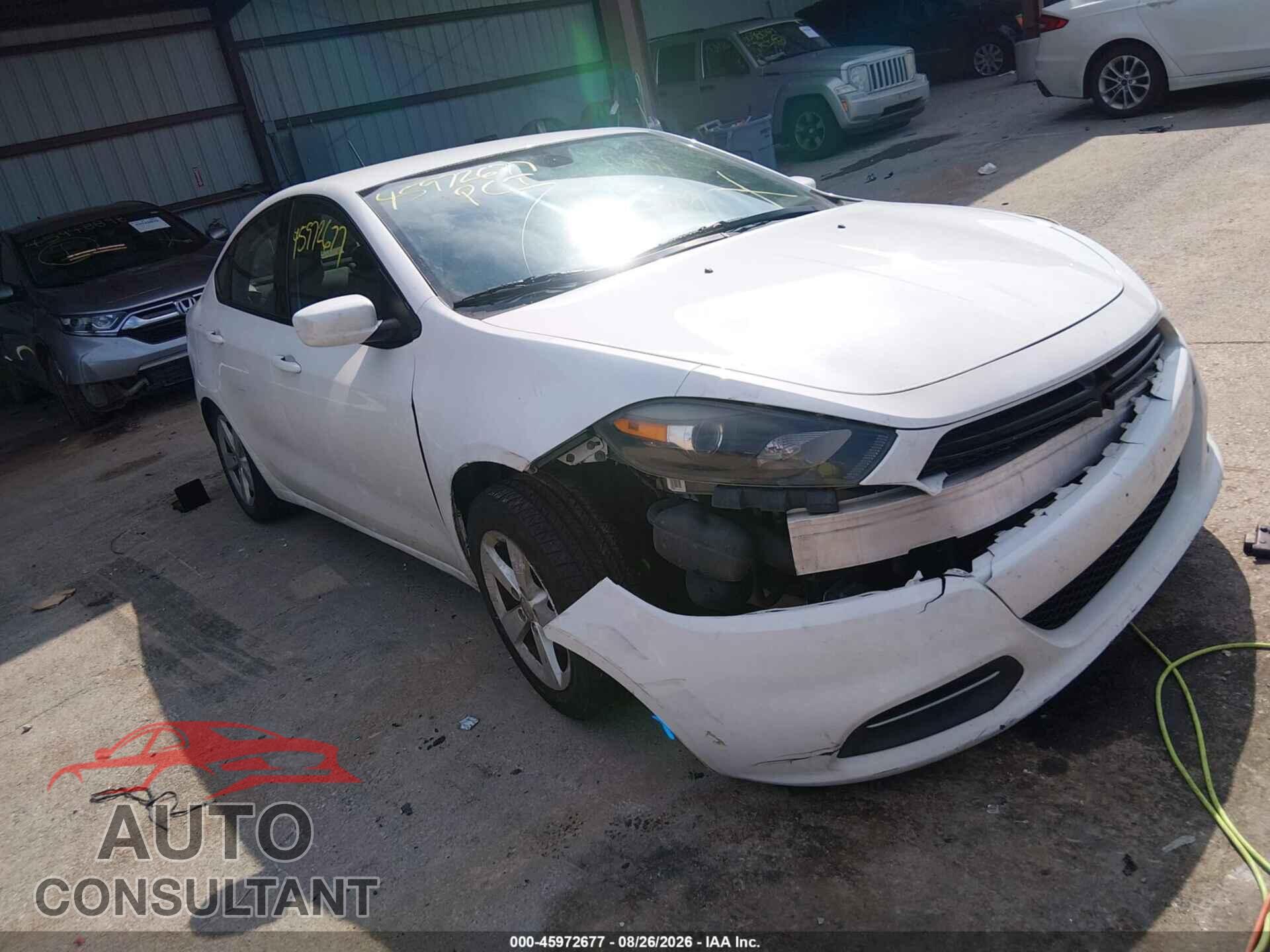 DODGE DART 2015 - 1C3CDFBB4FD420711