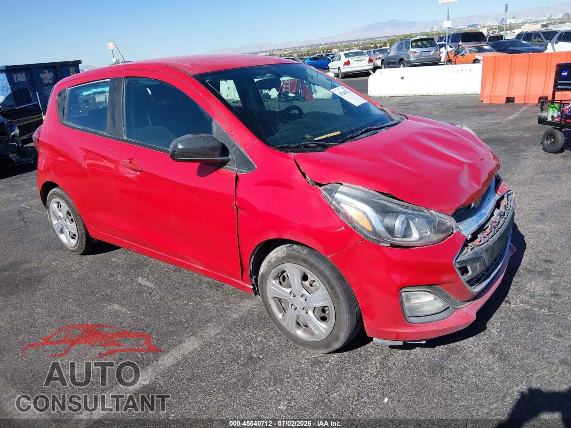 CHEVROLET SPARK 2019 - KL8CB6SA4KC720251