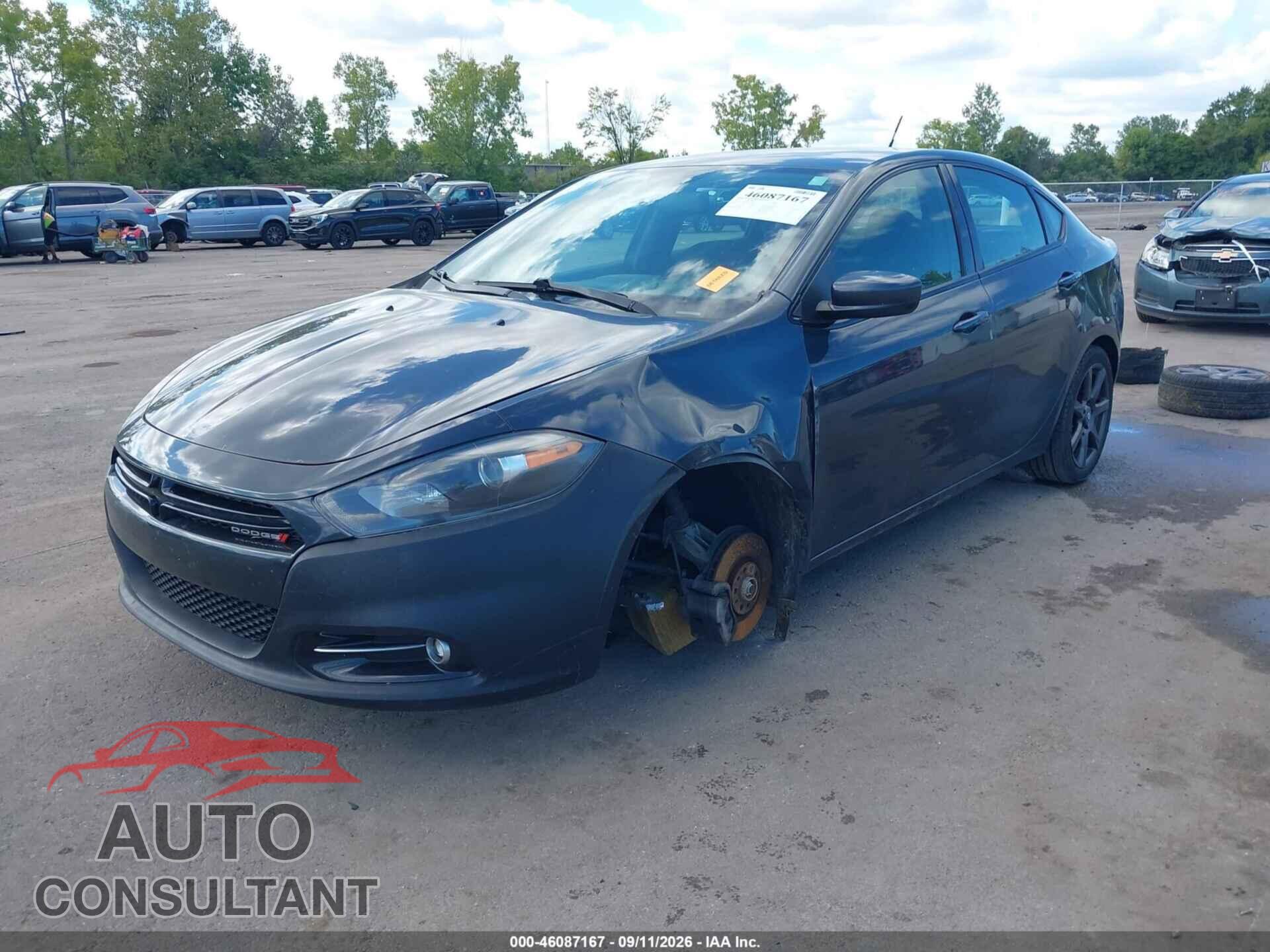 DODGE DART 2013 - 1C3CDFBA9DD335805