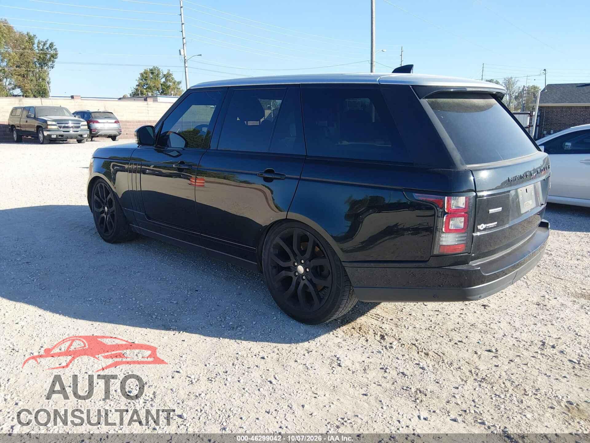 LAND ROVER RANGE ROVER 2017 - SALGS2FE1HA330106