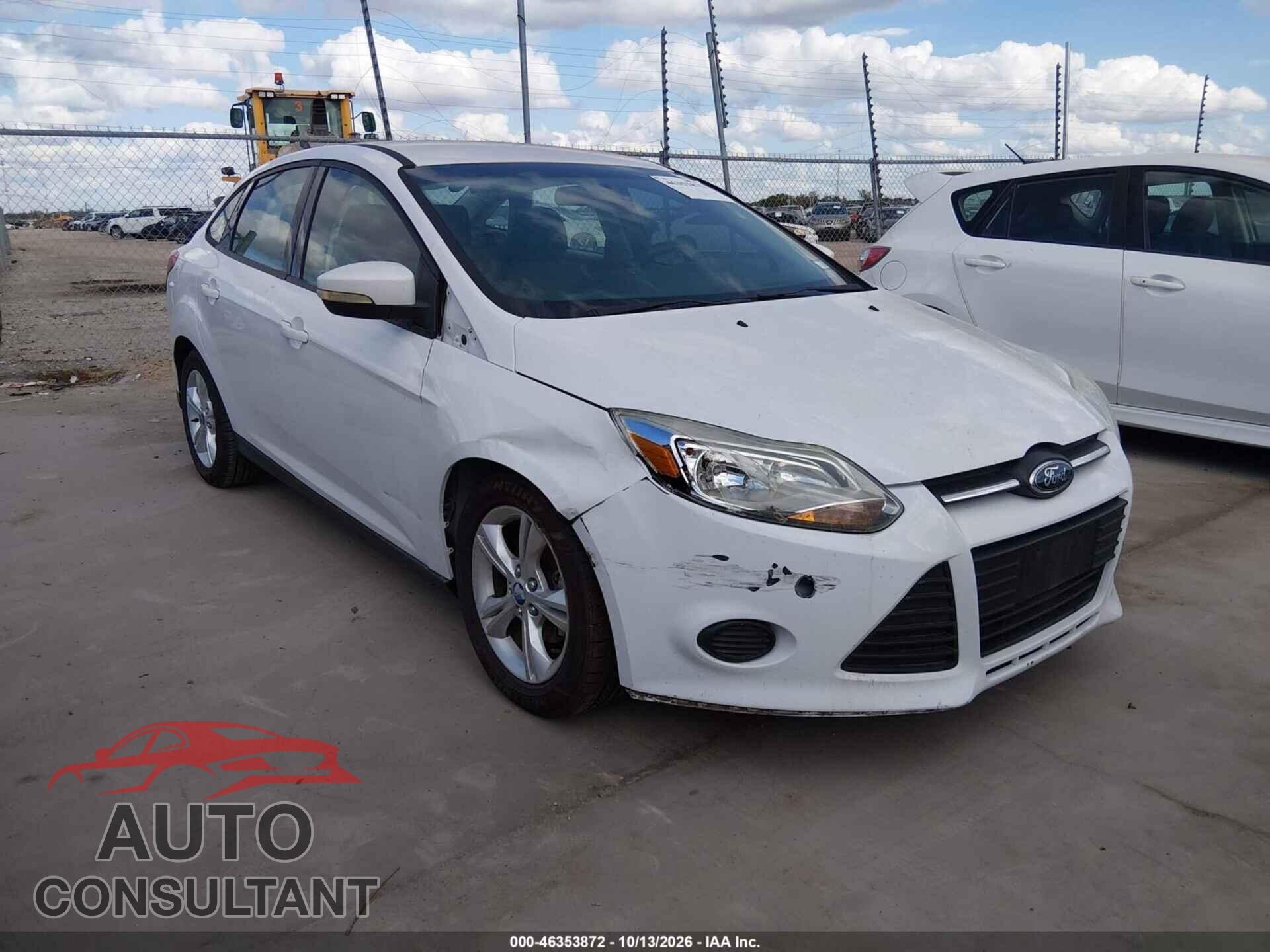 FORD FOCUS 2013 - 1FADP3F29DL106934