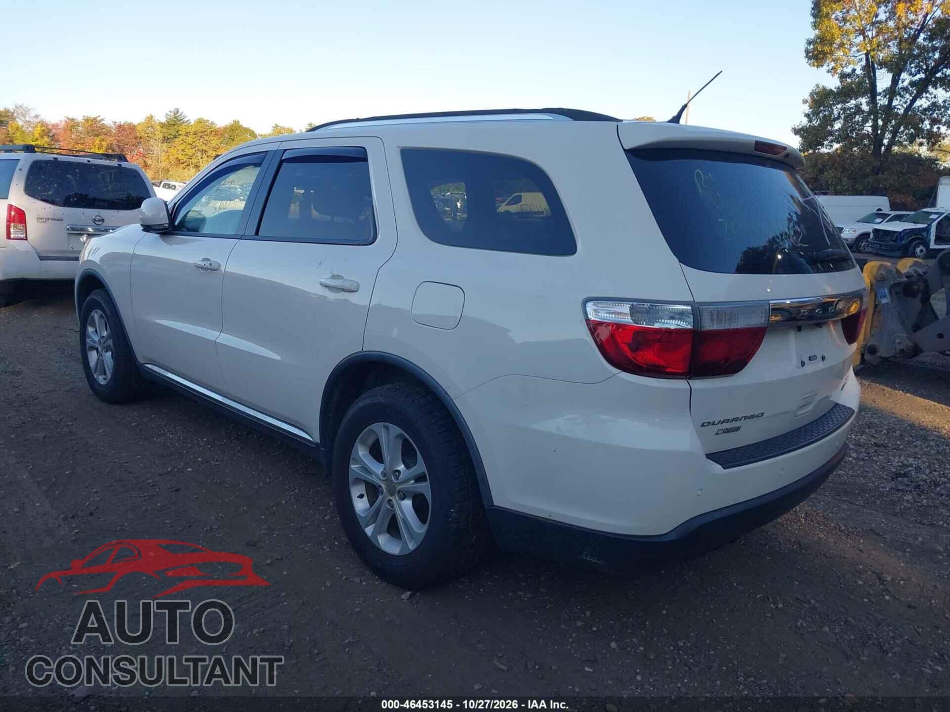DODGE DURANGO 2012 - 1C4RDJDG0CC158804