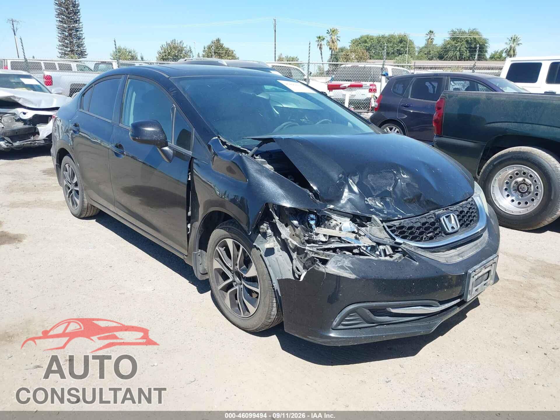 HONDA CIVIC 2013 - 19XFB2F81DE244119