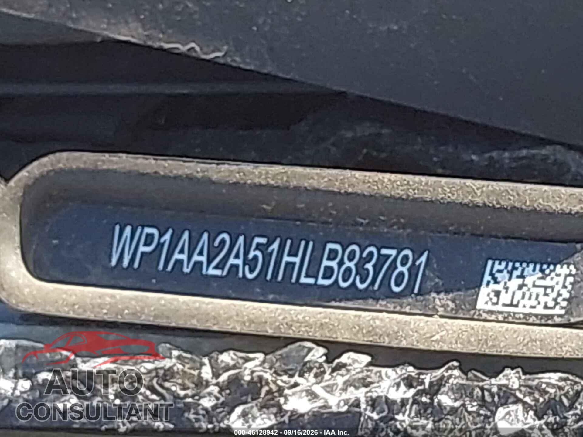 PORSCHE MACAN 2017 - WP1AA2A51HLB83781