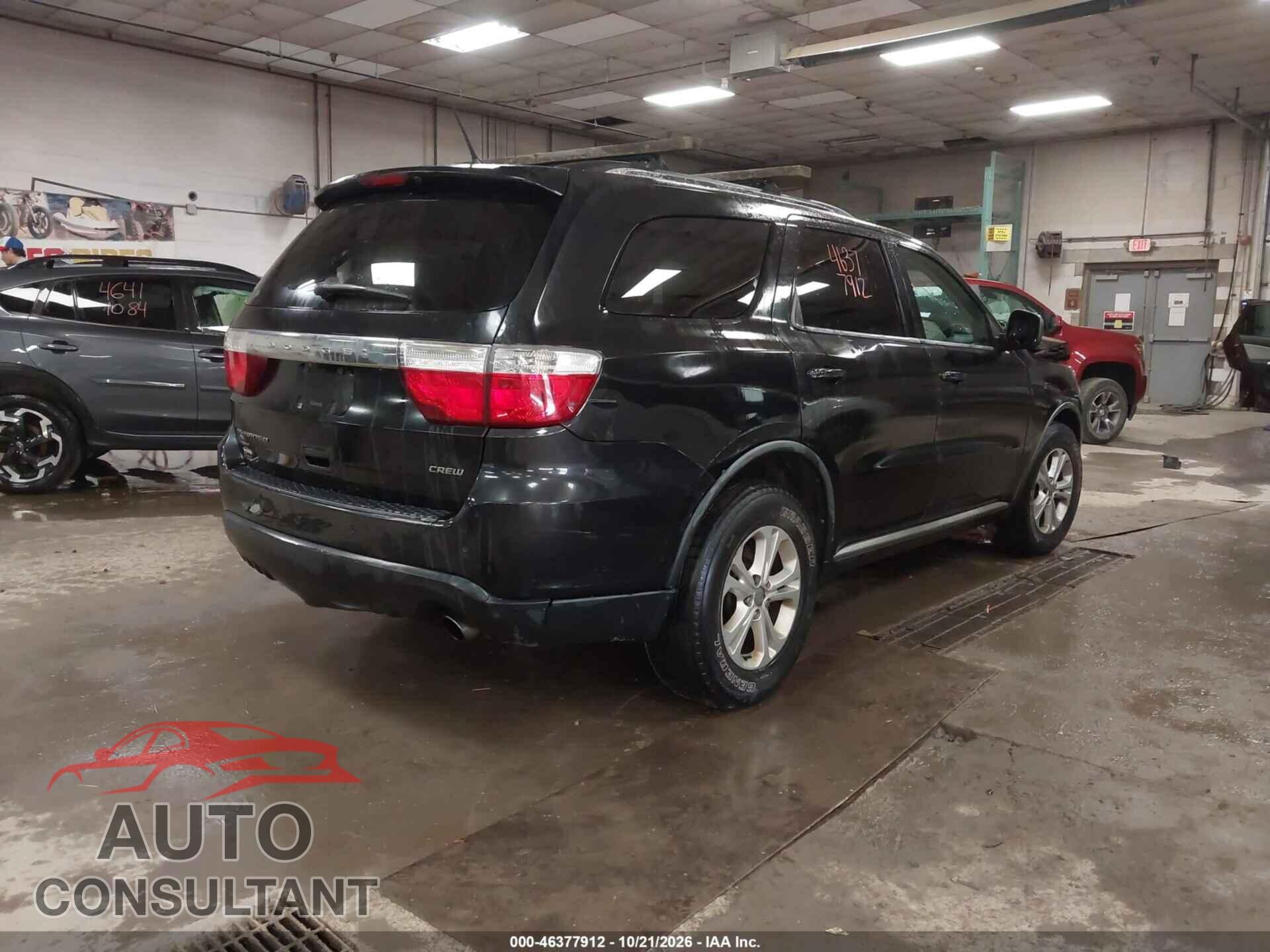 DODGE DURANGO 2012 - 1C4RDJDG0CC105729