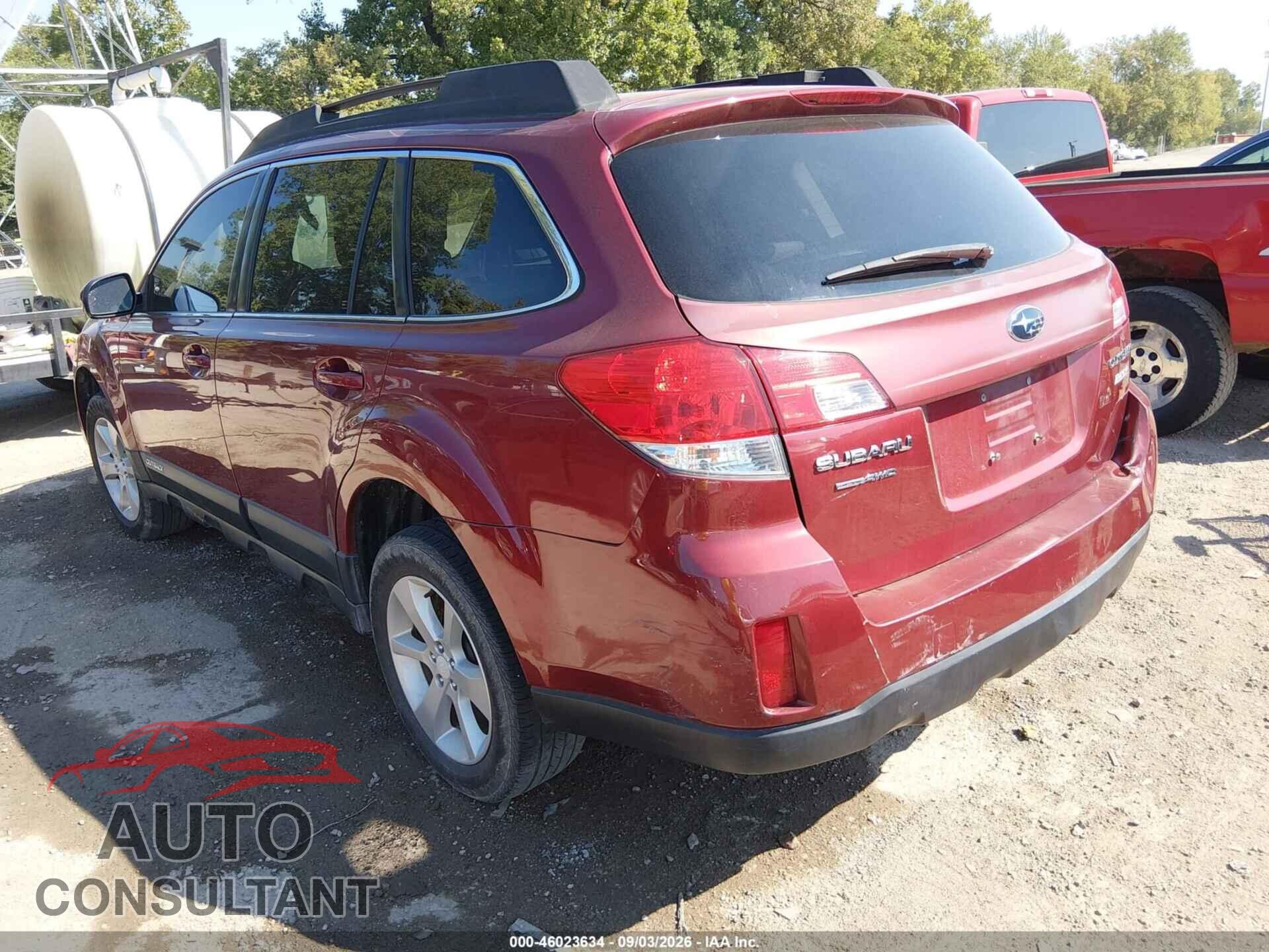 SUBARU OUTBACK 2013 - 4S4BRBCC3D3288791