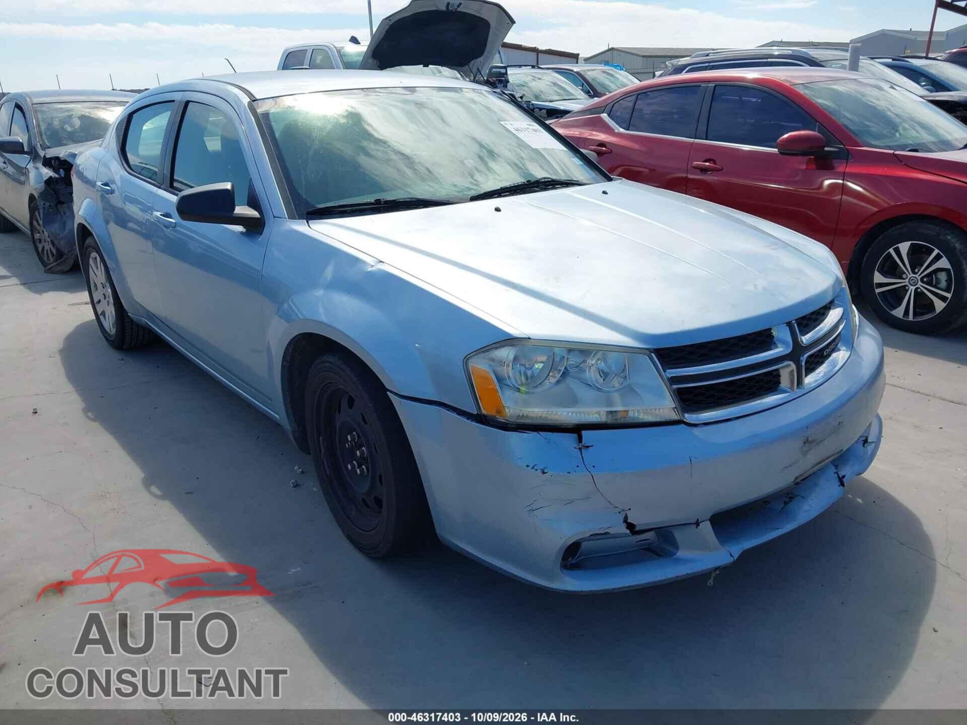 DODGE AVENGER 2013 - 1C3CDZAB7DN653802