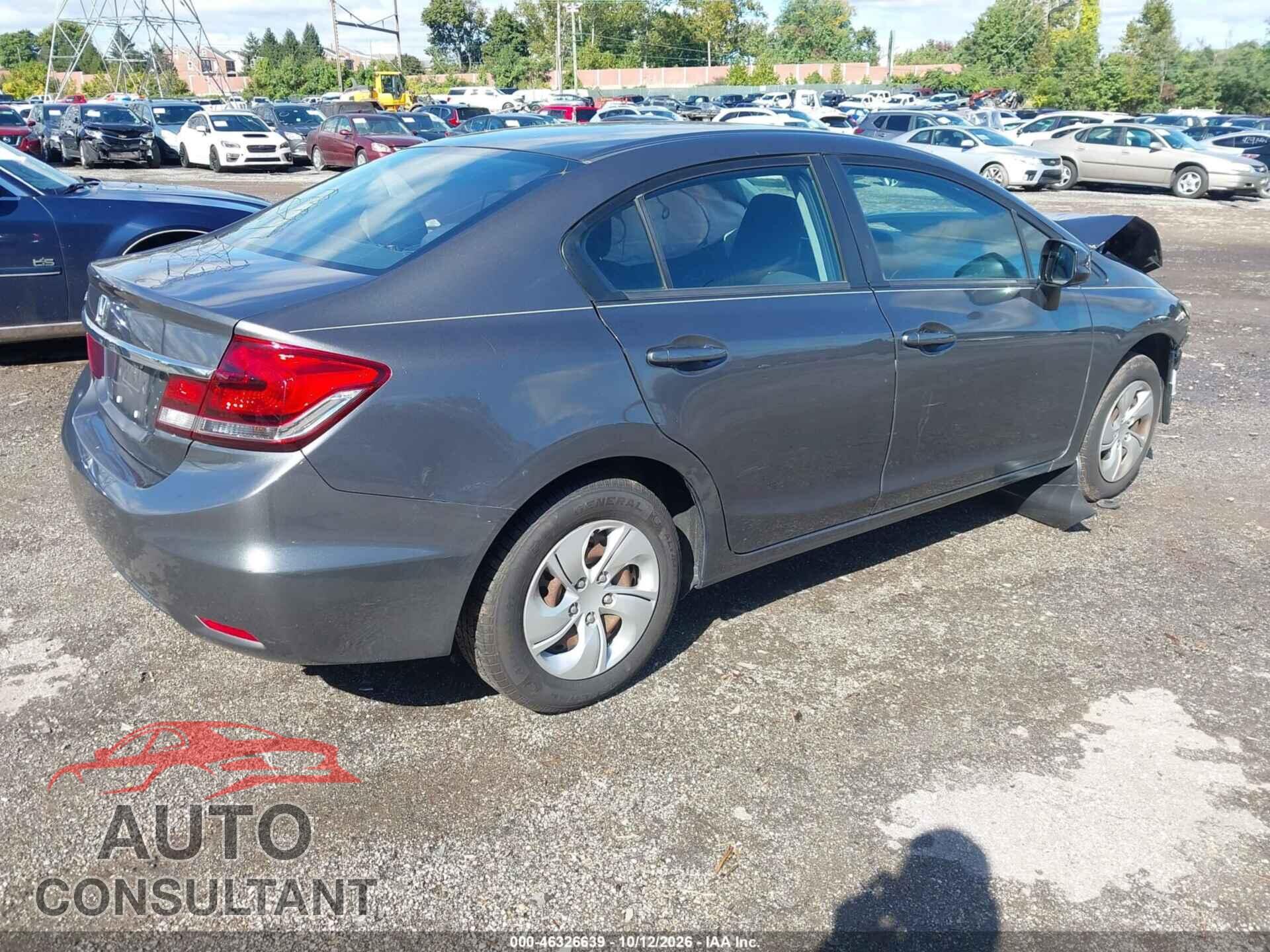 HONDA CIVIC 2013 - 2HGFB2F53DH599840