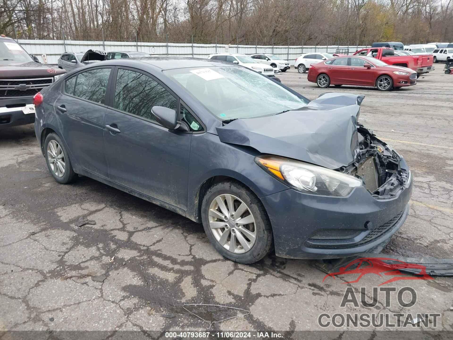 KIA FORTE 2016 - KNAFX4A61G5479538