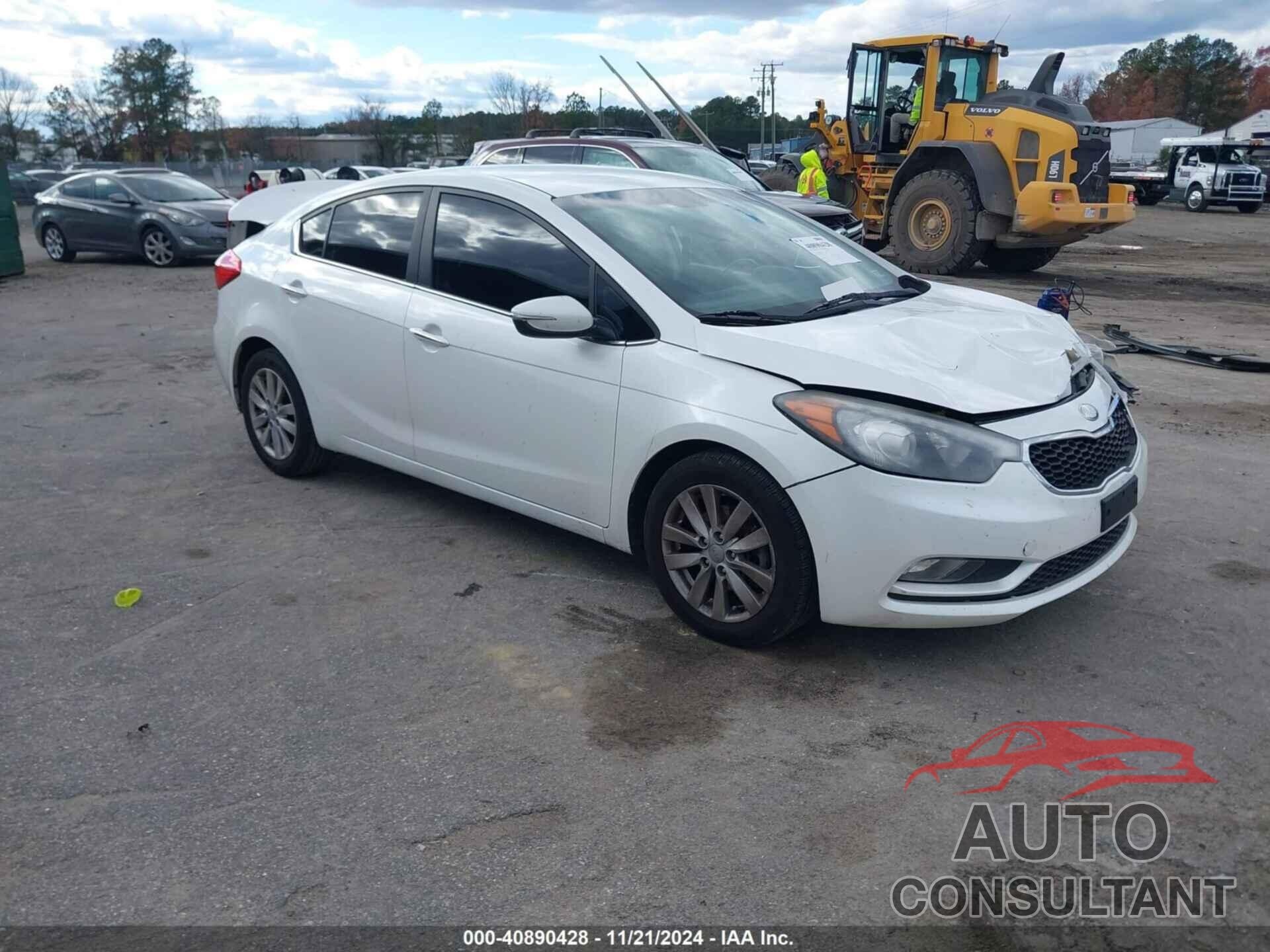 KIA FORTE 2014 - KNAFX4A84E5050411