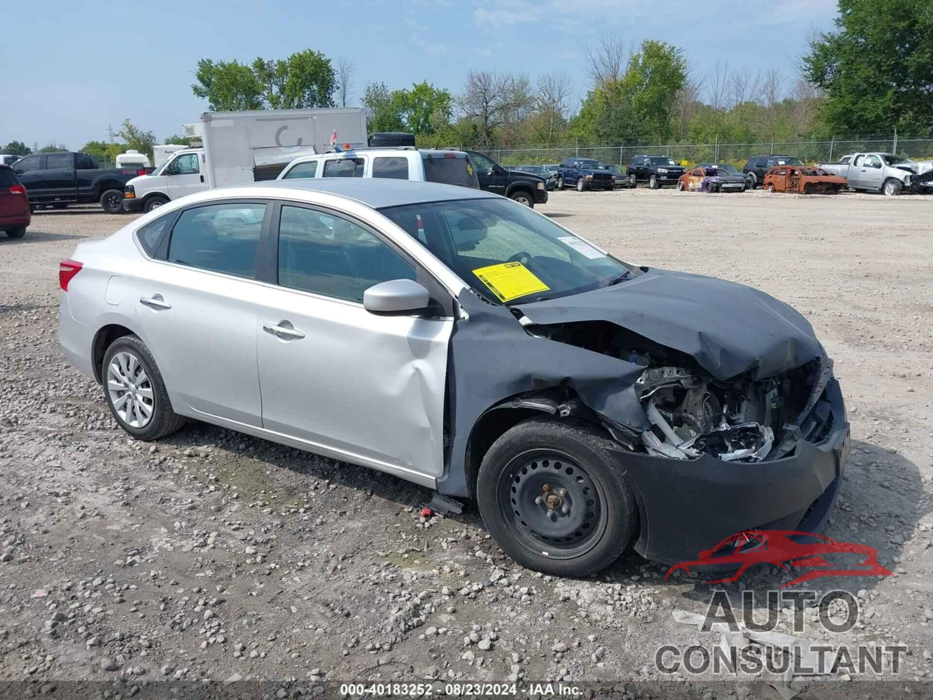 NISSAN SENTRA 2017 - 3N1AB7APXHY261840