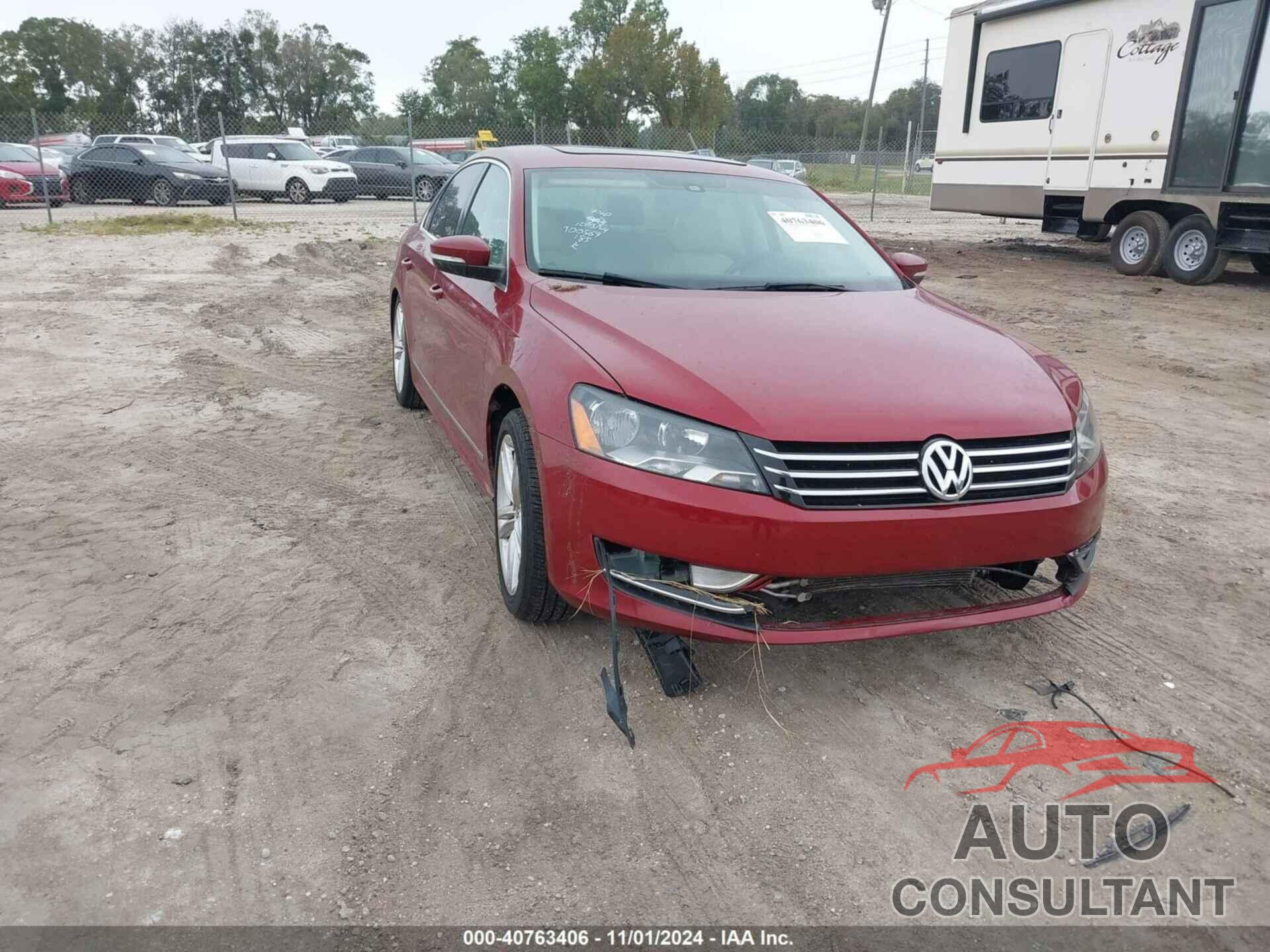 VOLKSWAGEN PASSAT 2015 - 1VWBS7A35FC102757