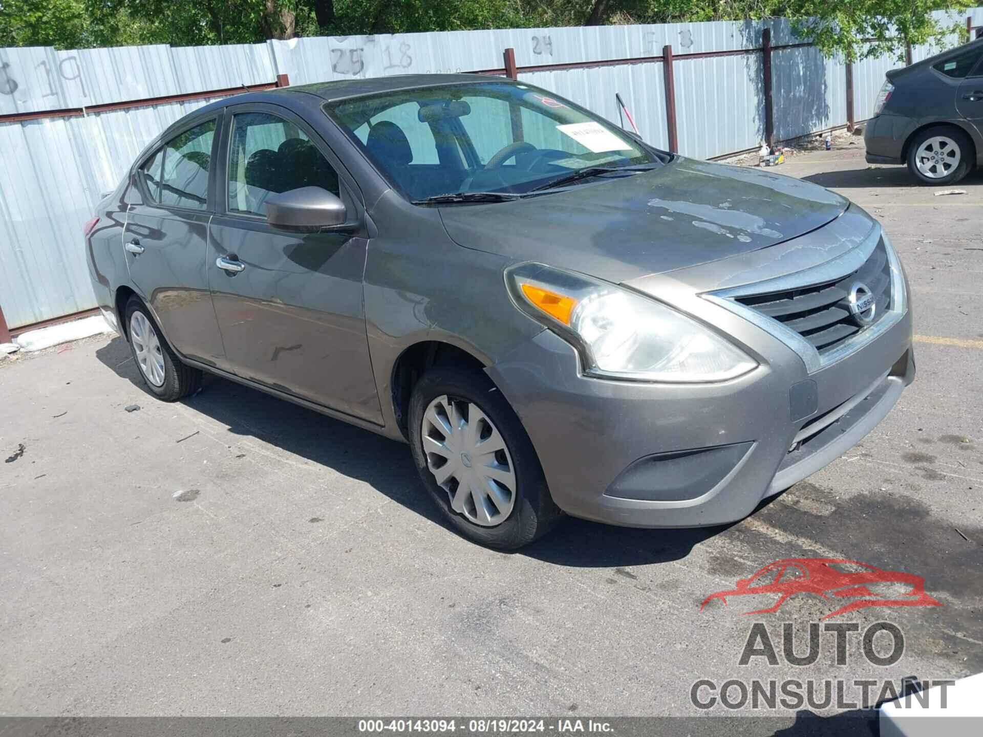 NISSAN VERSA 2016 - 3N1CN7AP0GL858118