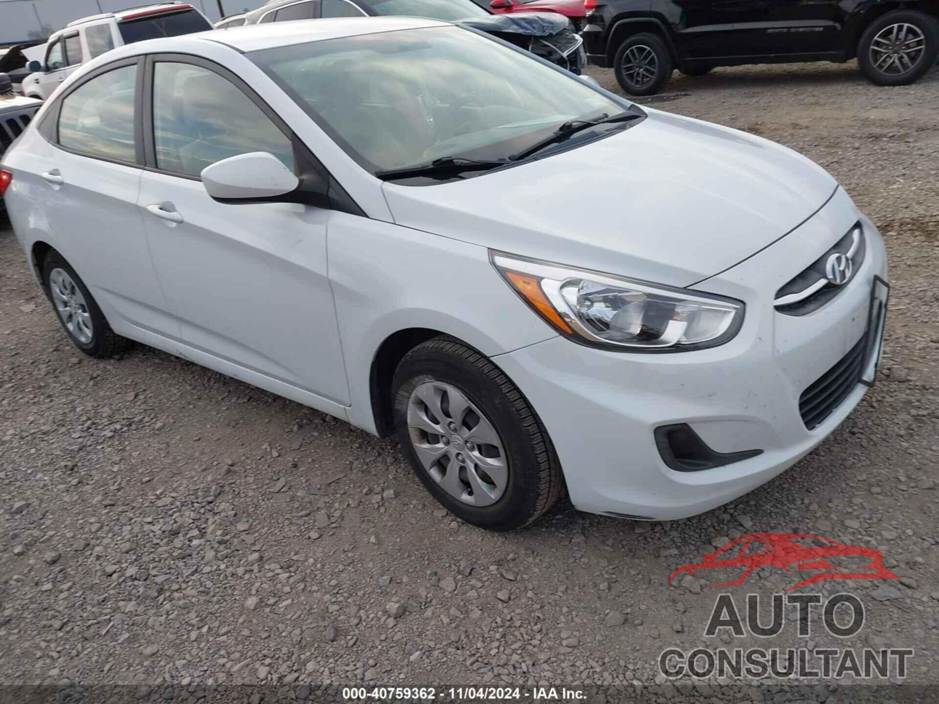 HYUNDAI ACCENT 2017 - KMHCT4AE3HU366637