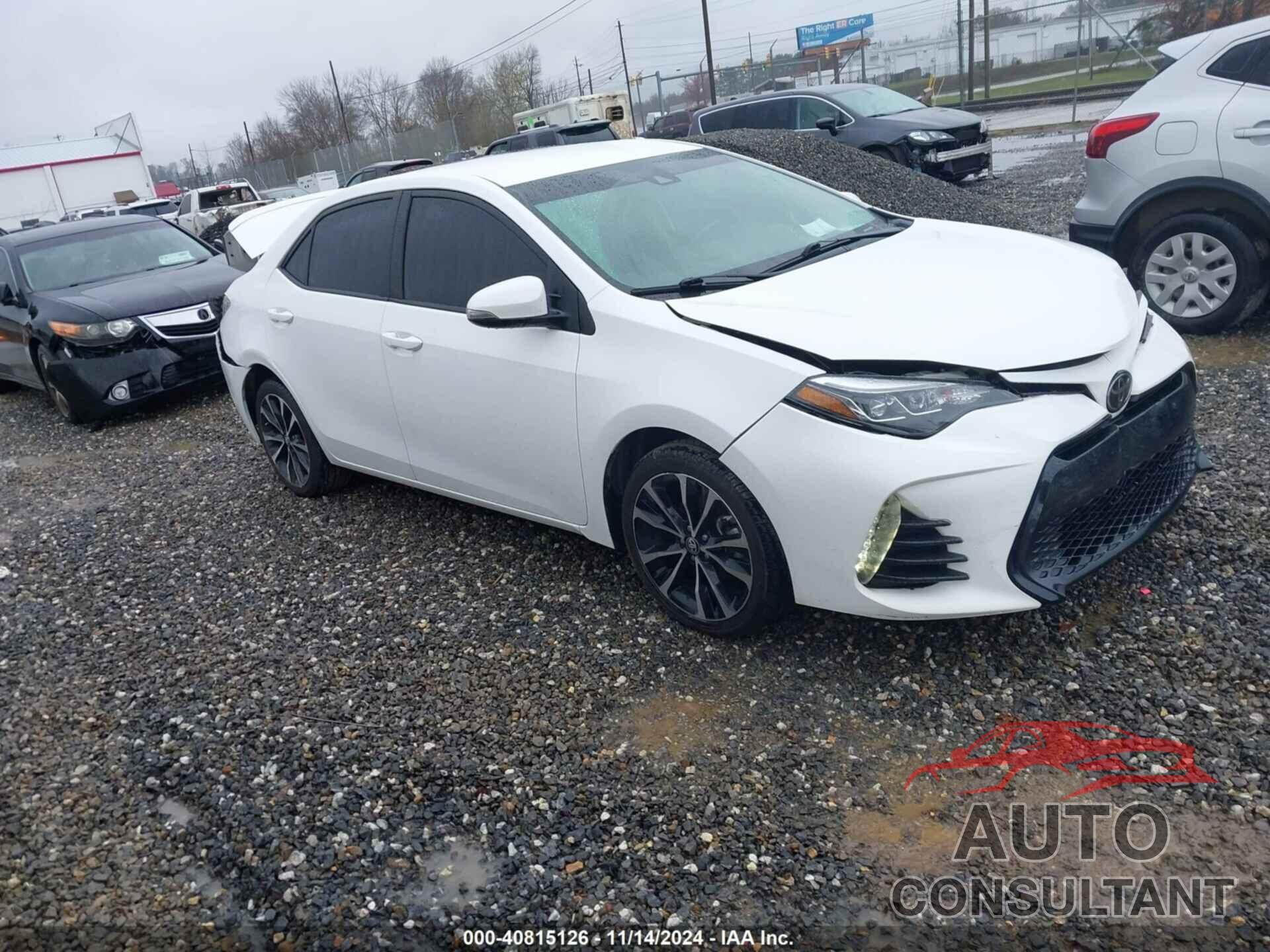 TOYOTA COROLLA 2019 - 2T1BURHE0KC178372