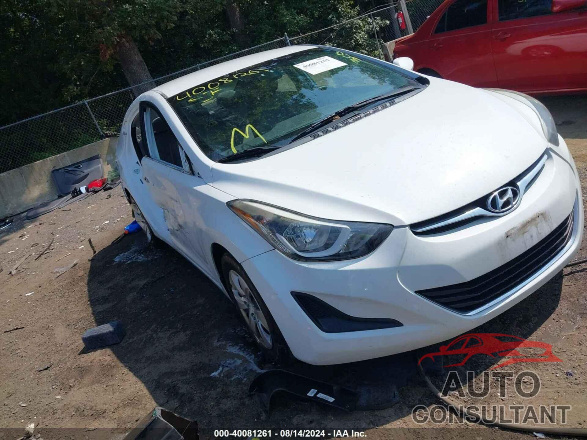 HYUNDAI ELANTRA 2016 - 5NPDH4AEXGH776144