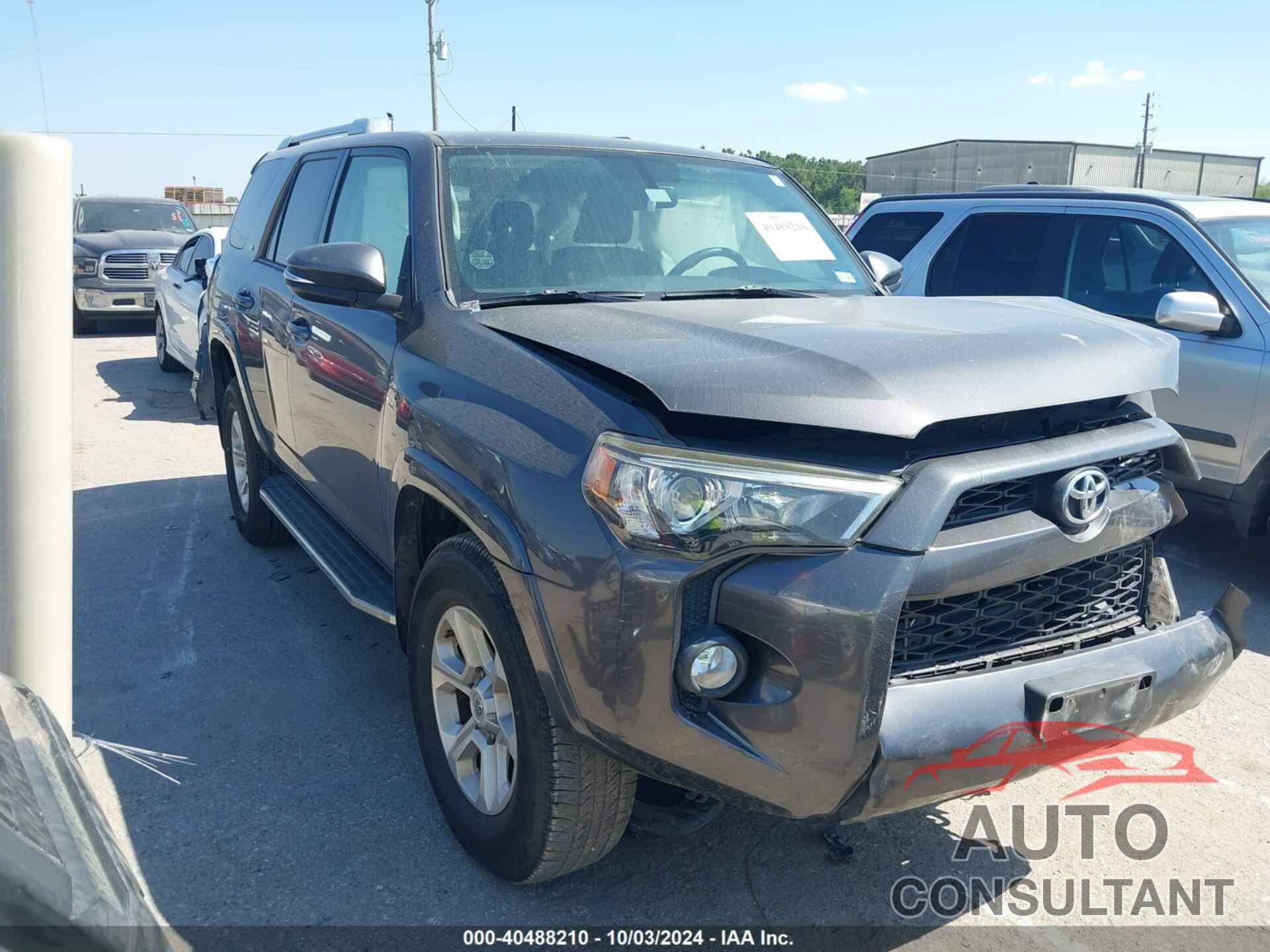 TOYOTA 4RUNNER 2016 - JTEZU5JR1G5148012