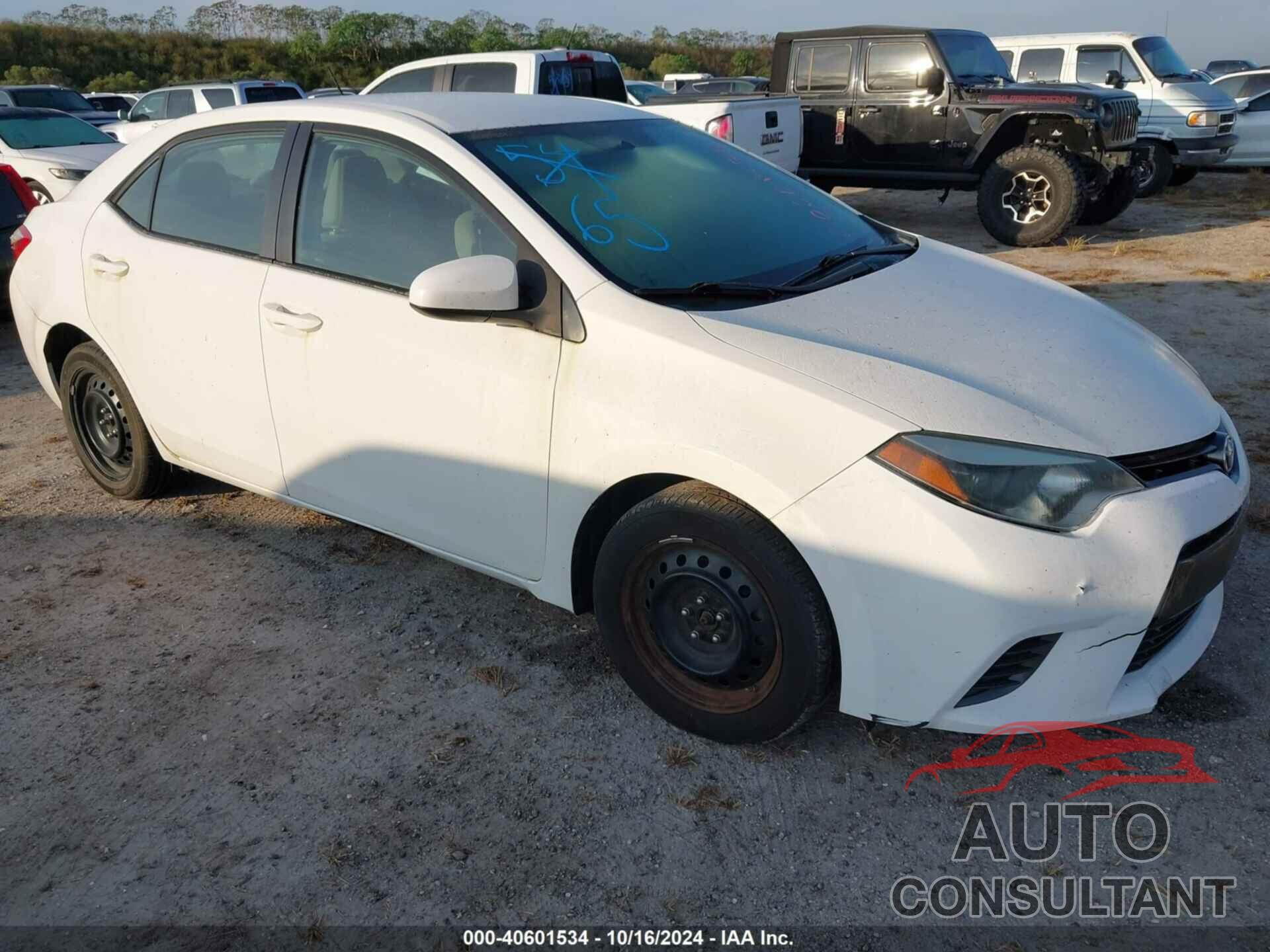 TOYOTA COROLLA 2016 - 2T1BURHE8GC578543
