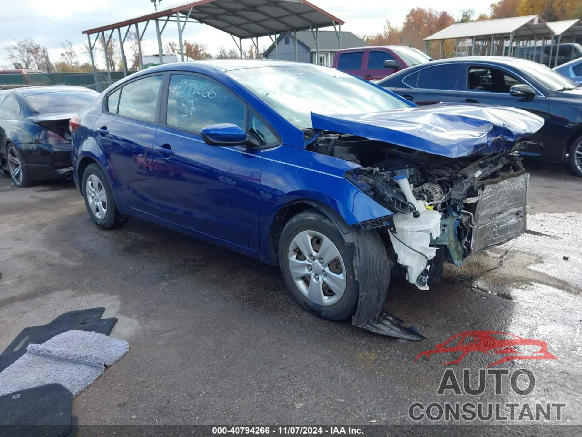 KIA FORTE 2017 - 3KPFK4A72HE055057