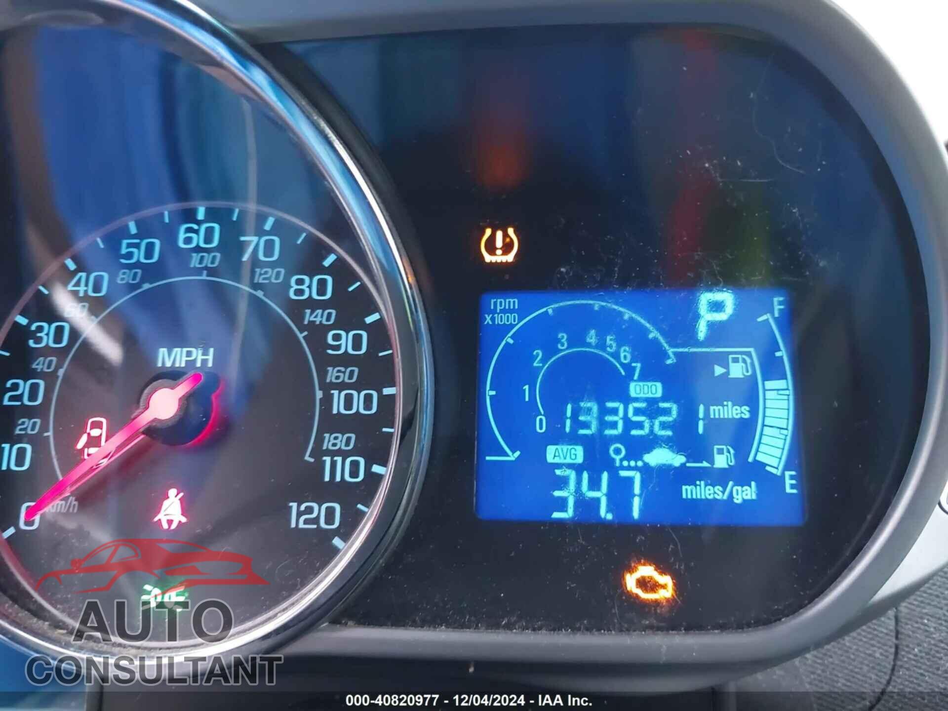 CHEVROLET SPARK 2014 - KL8CB6S90EC423410