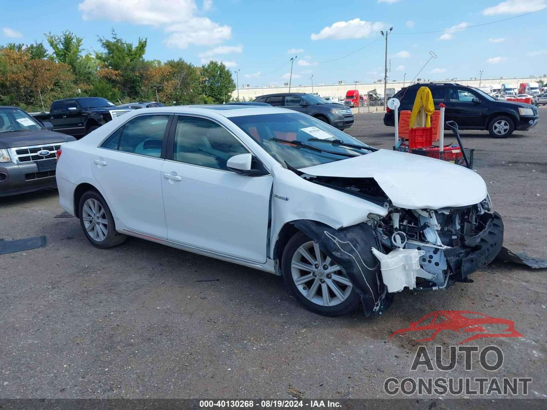 TOYOTA CAMRY HYBRID 2012 - 4T1BD1FKXCU052143