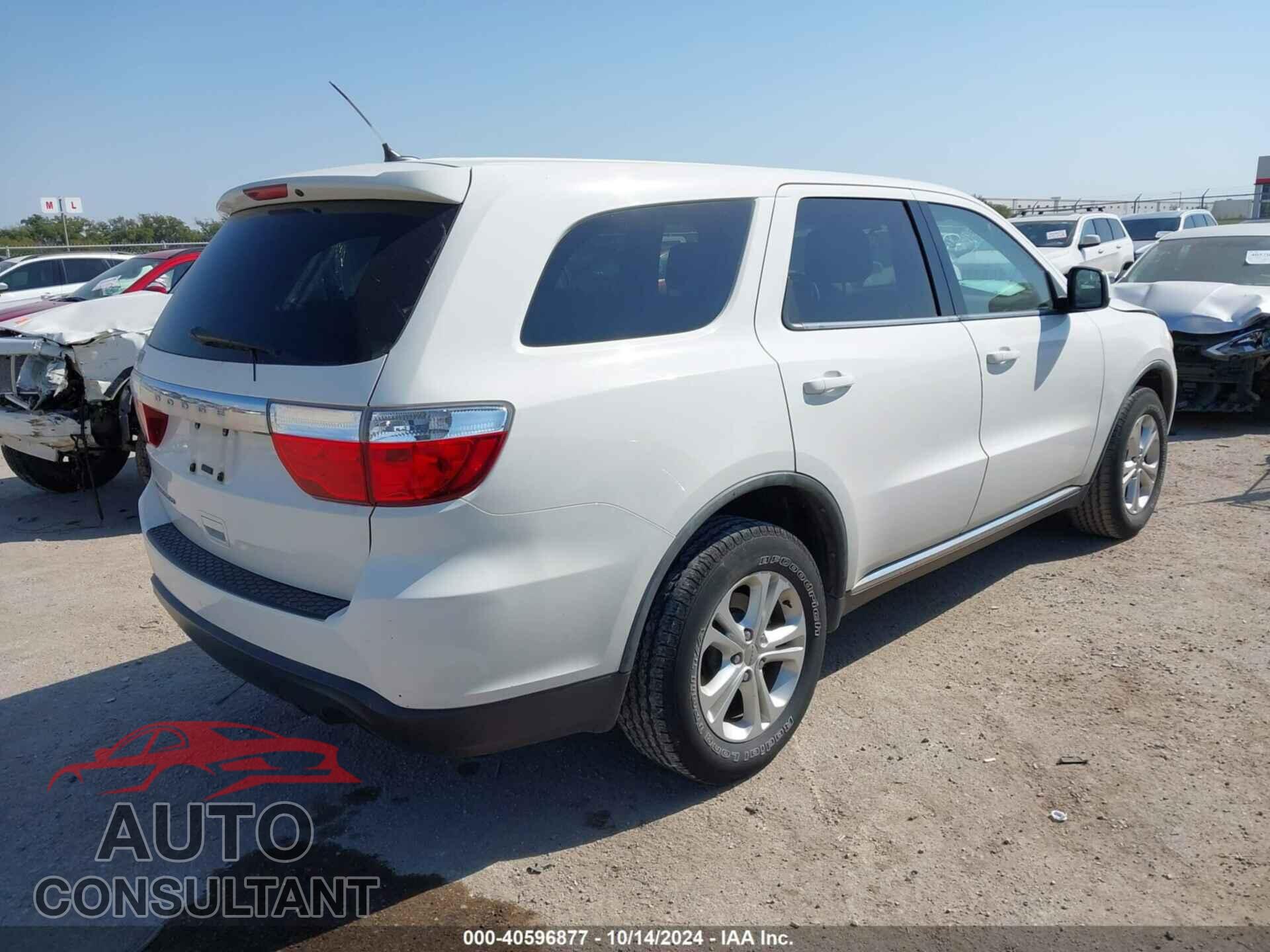 DODGE DURANGO 2012 - 1C4RDHAG7CC210670