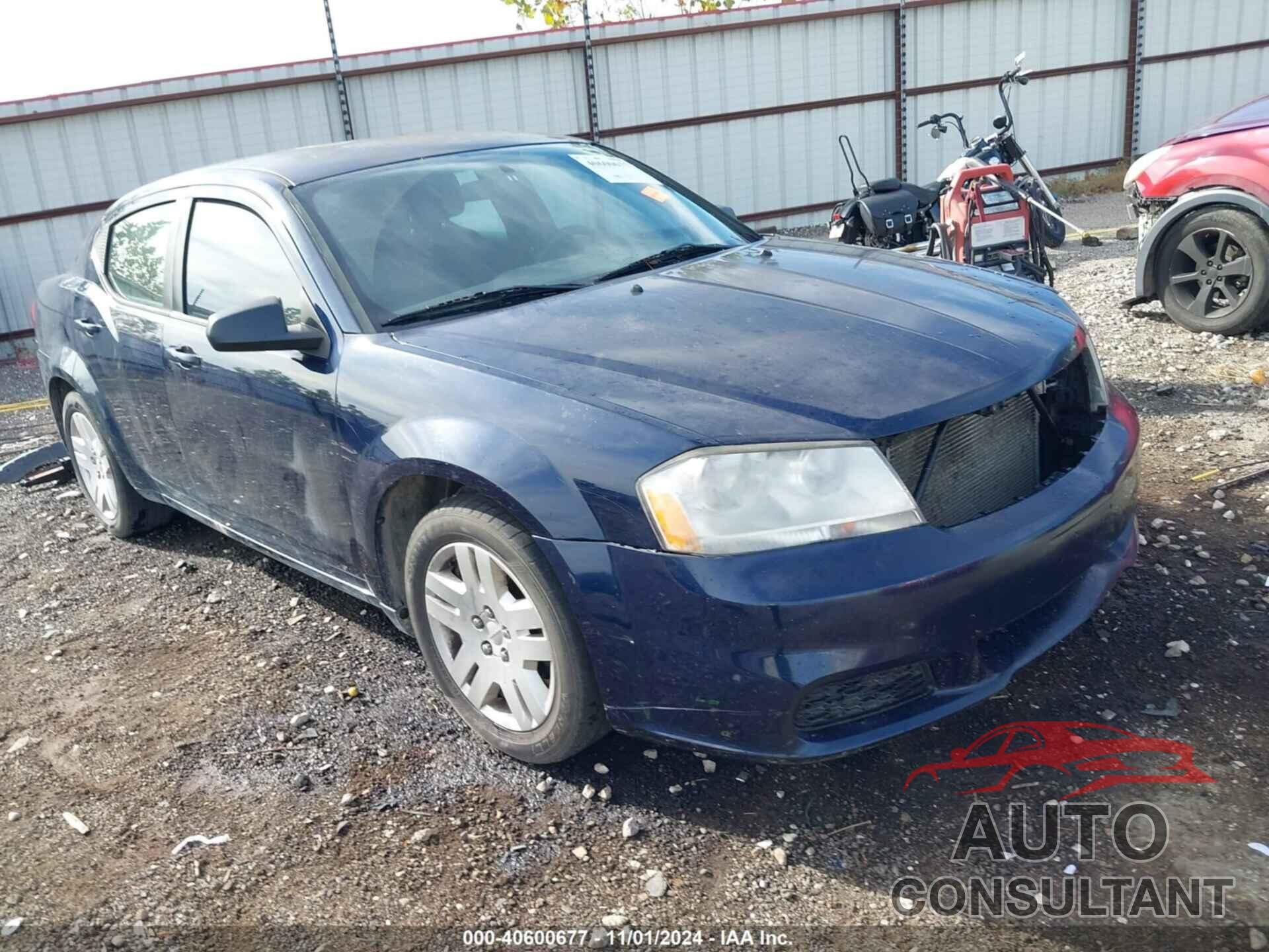 DODGE AVENGER 2013 - 1C3CDZAG4DN756798