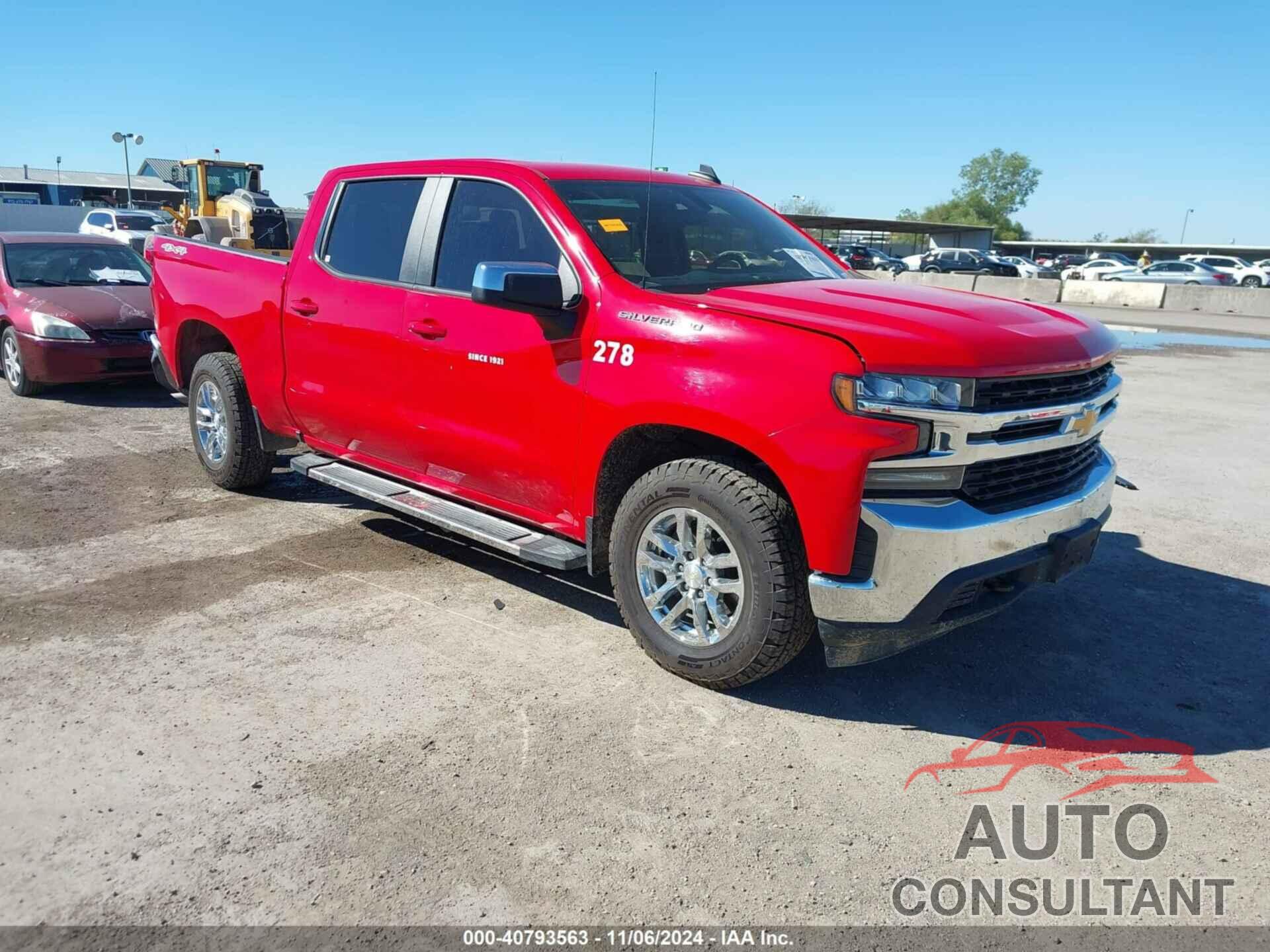 CHEVROLET SILVERADO 1500 2019 - 1GCUYDEDXKZ176226