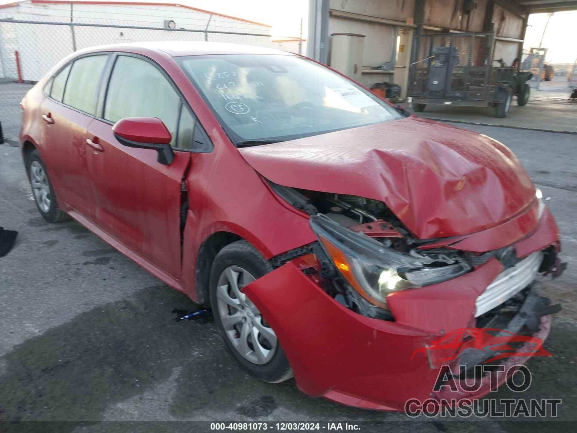 TOYOTA COROLLA 2021 - JTDEPMAE6MJ160466