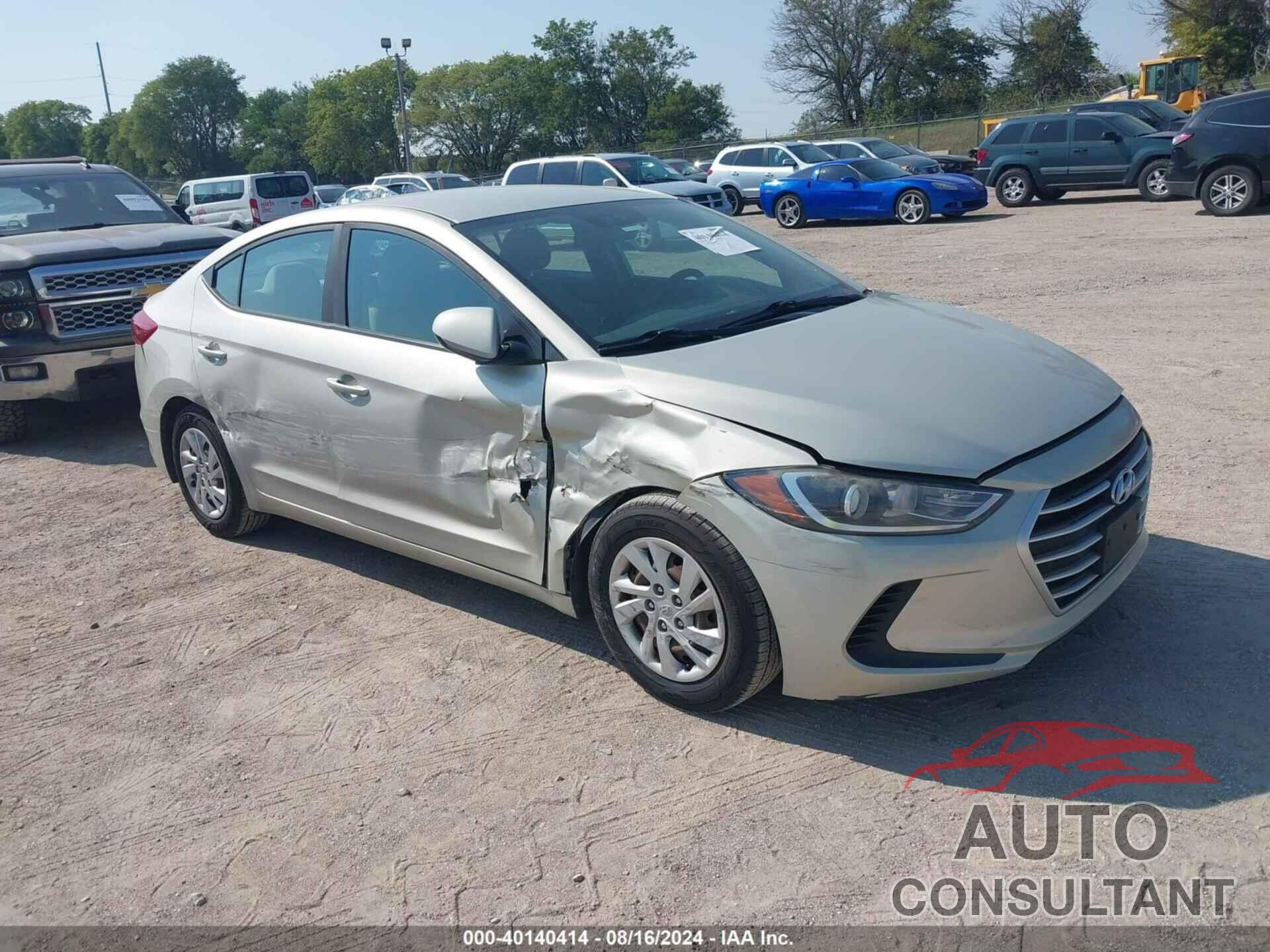 HYUNDAI ELANTRA 2017 - 5NPD74LF6HH104737