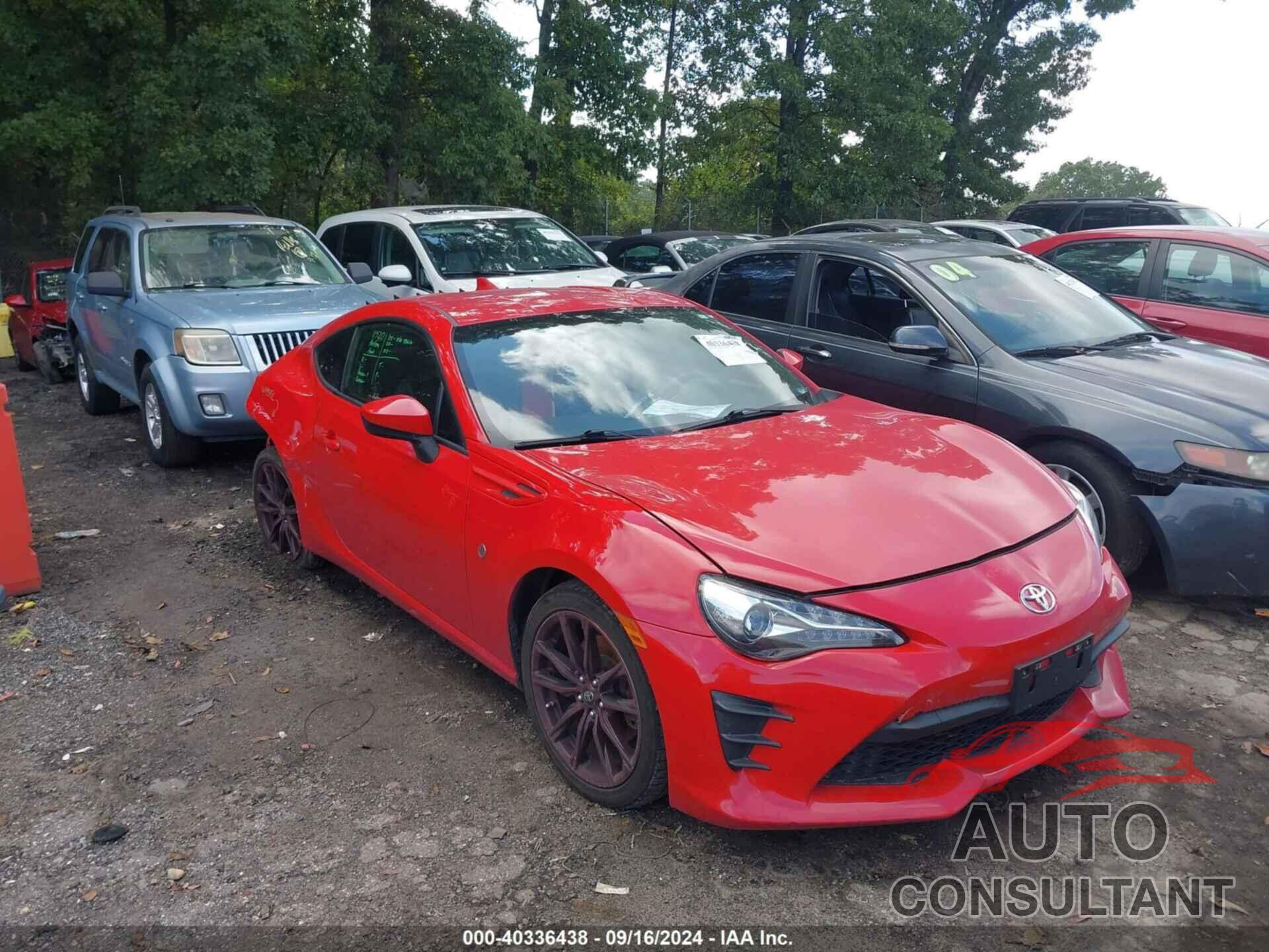 TOYOTA 86 2017 - JF1ZNAA15H8704610