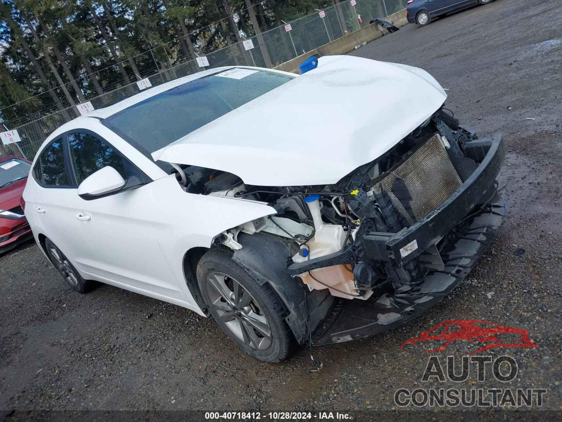 HYUNDAI ELANTRA 2017 - 5NPD84LFXHH210976