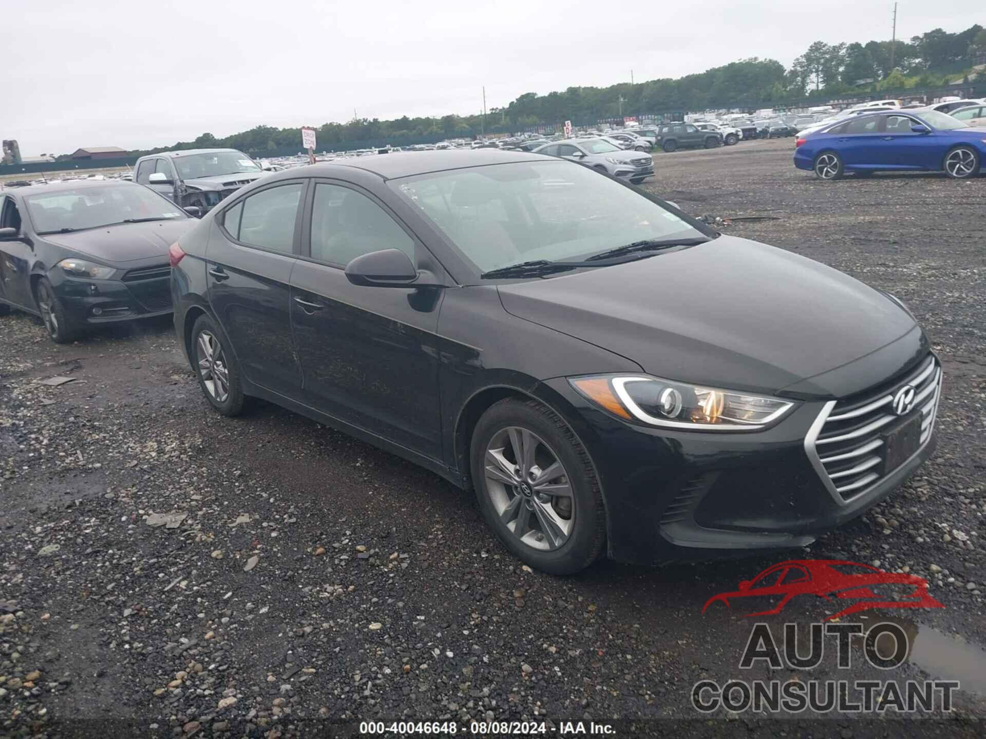 HYUNDAI ELANTRA 2017 - KMHD84LF6HU203556