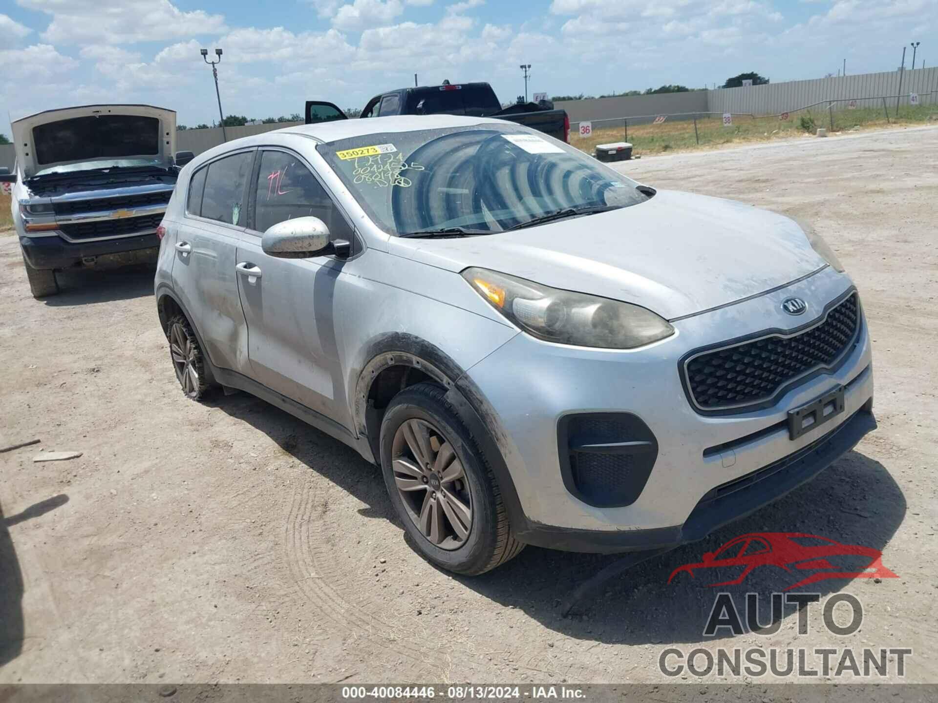 KIA SPORTAGE 2017 - KNDPM3AC5H7080198