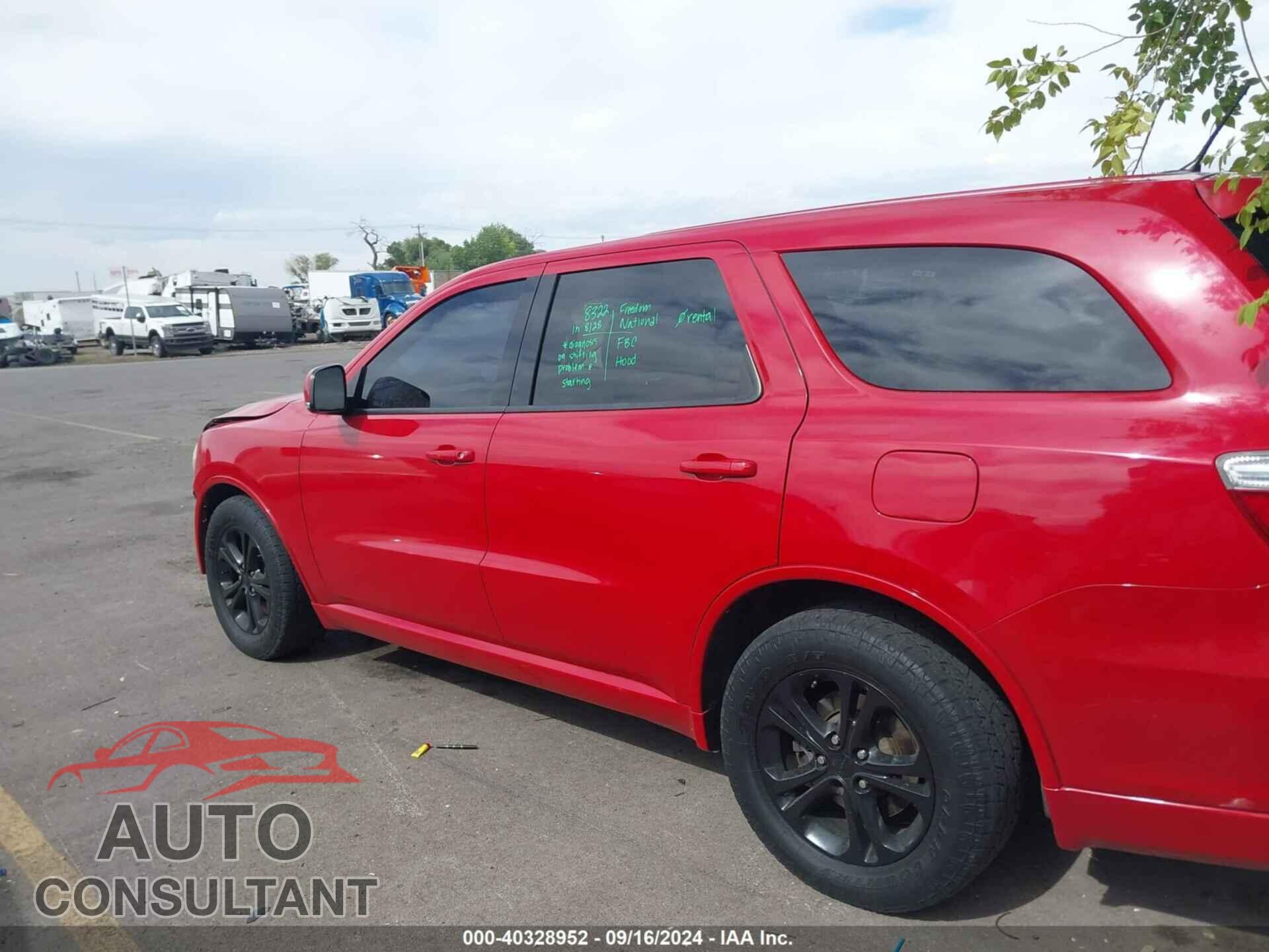 DODGE DURANGO 2012 - 1C4SDJCT9CC277788