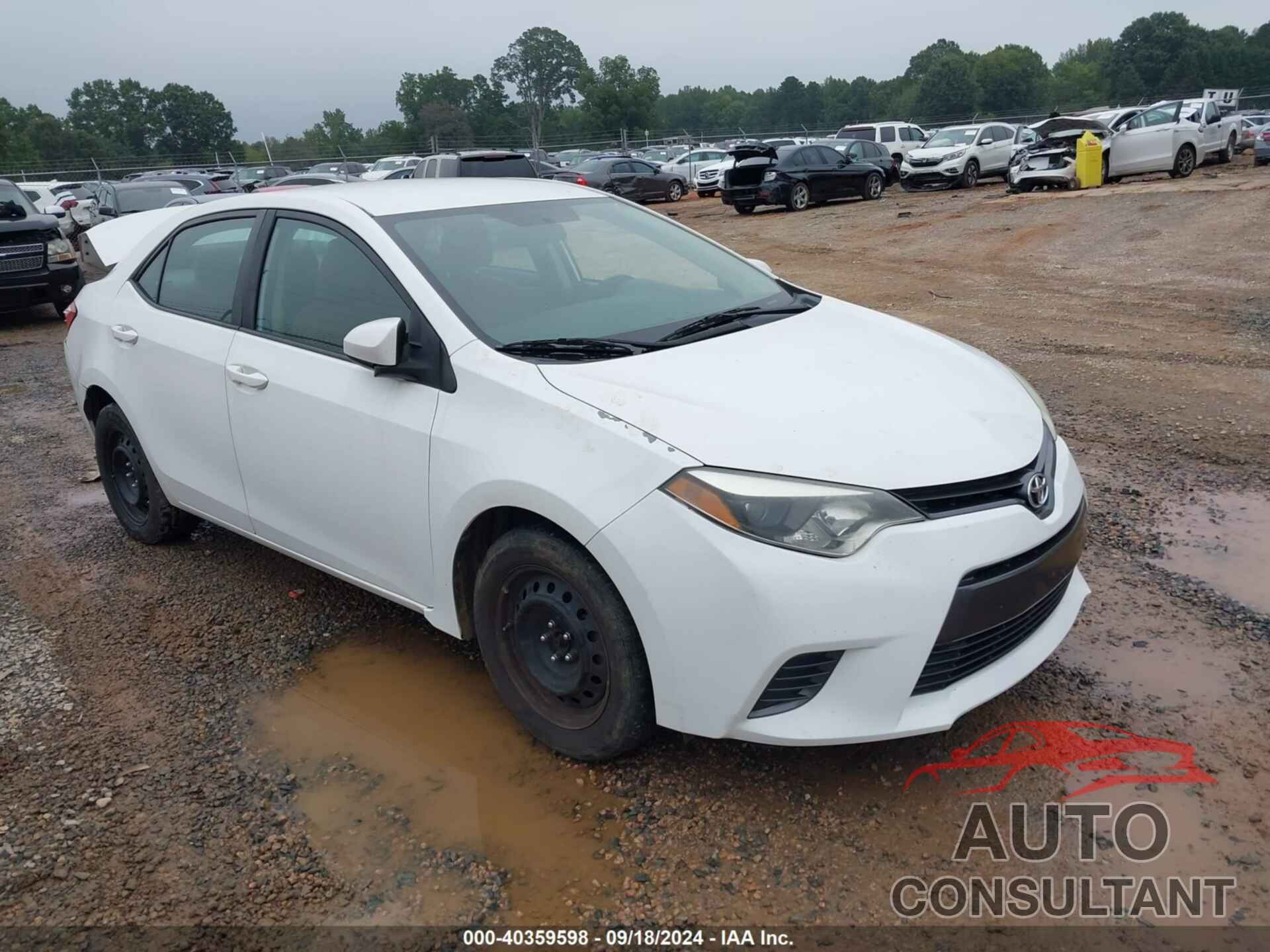 TOYOTA COROLLA 2016 - 5YFBURHE6GP439804