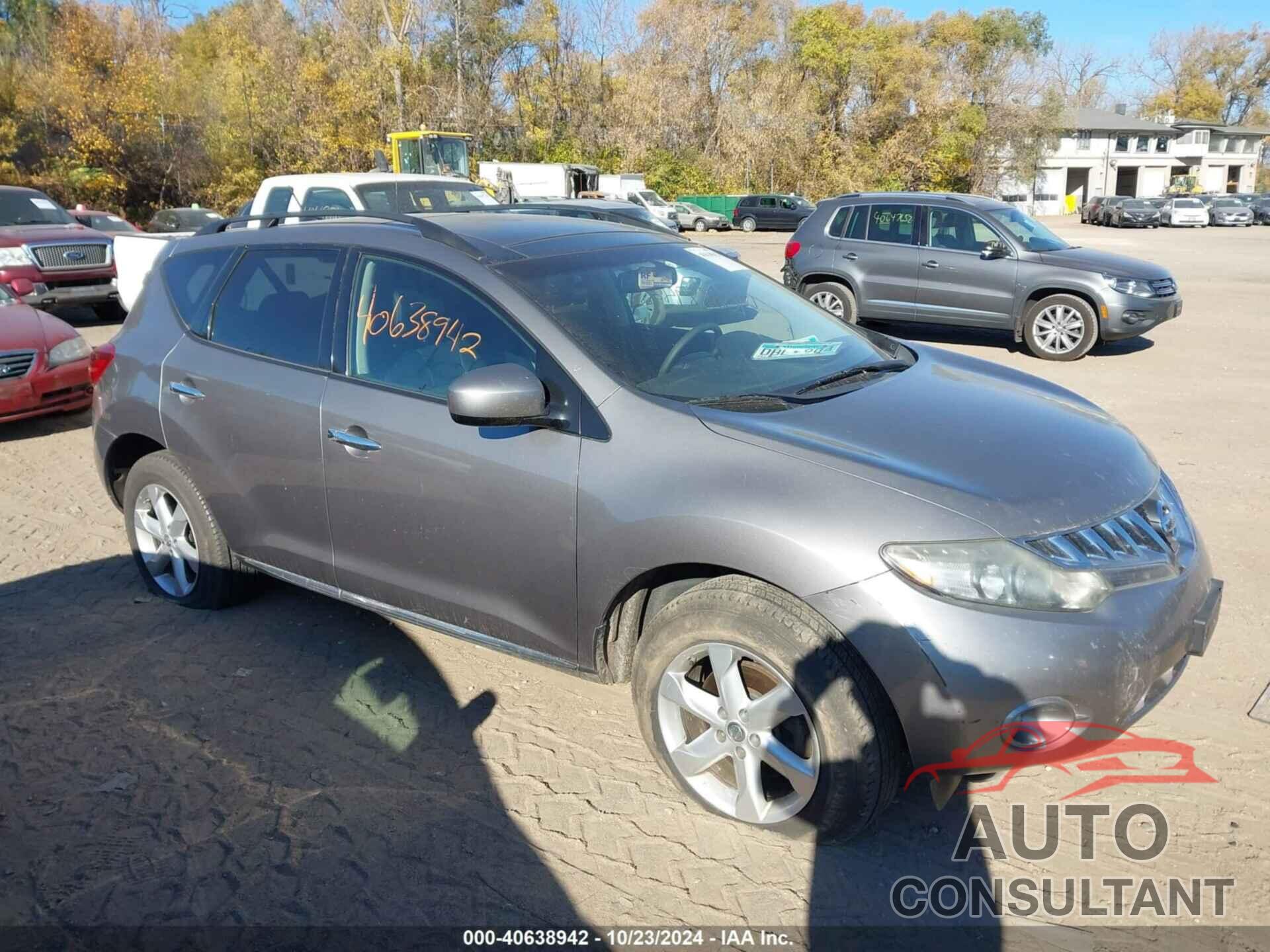 NISSAN MURANO 2010 - JN8AZ1MW2AW110971