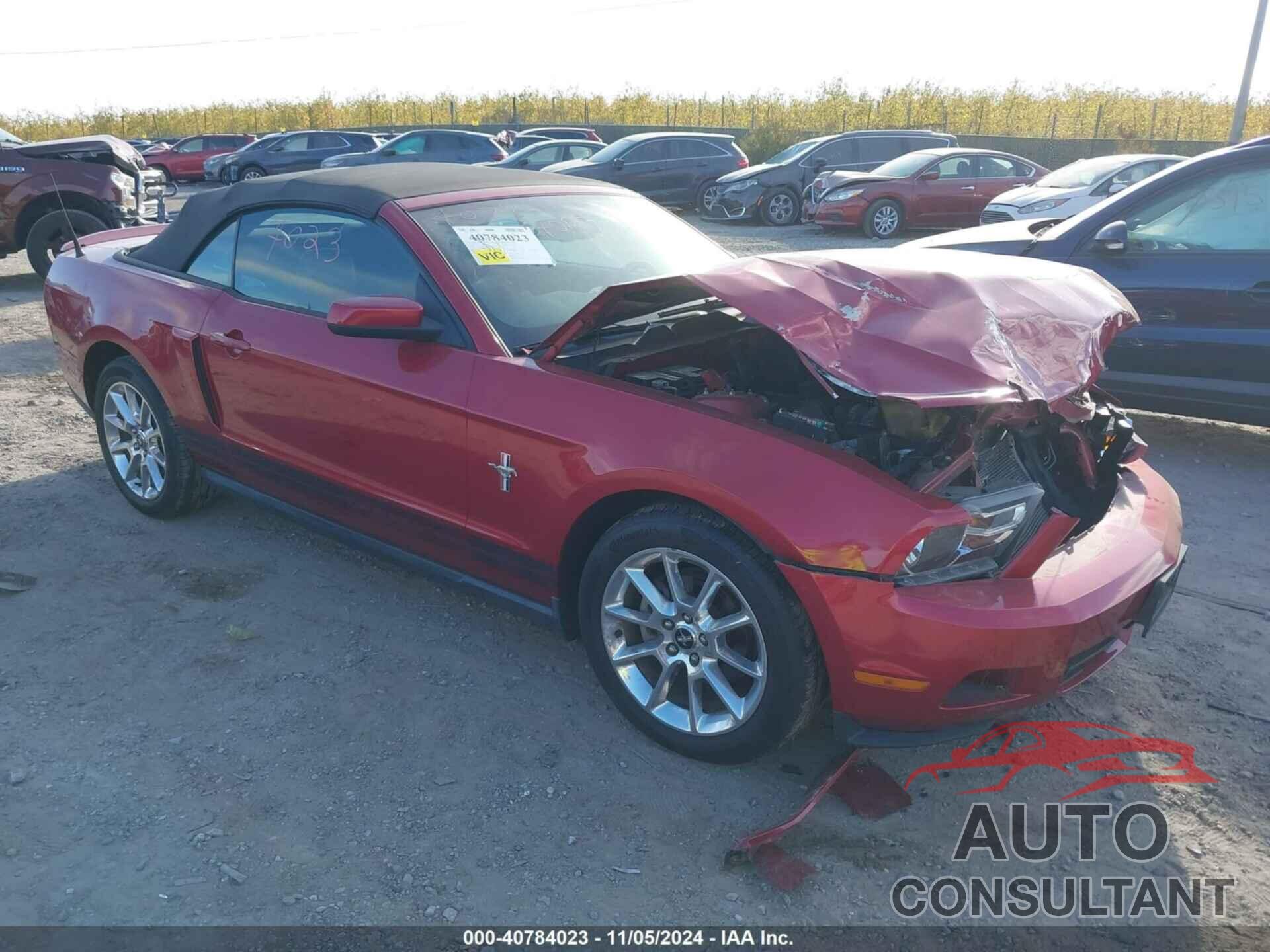 FORD MUSTANG 2010 - 1ZVBP8EN5A5115847