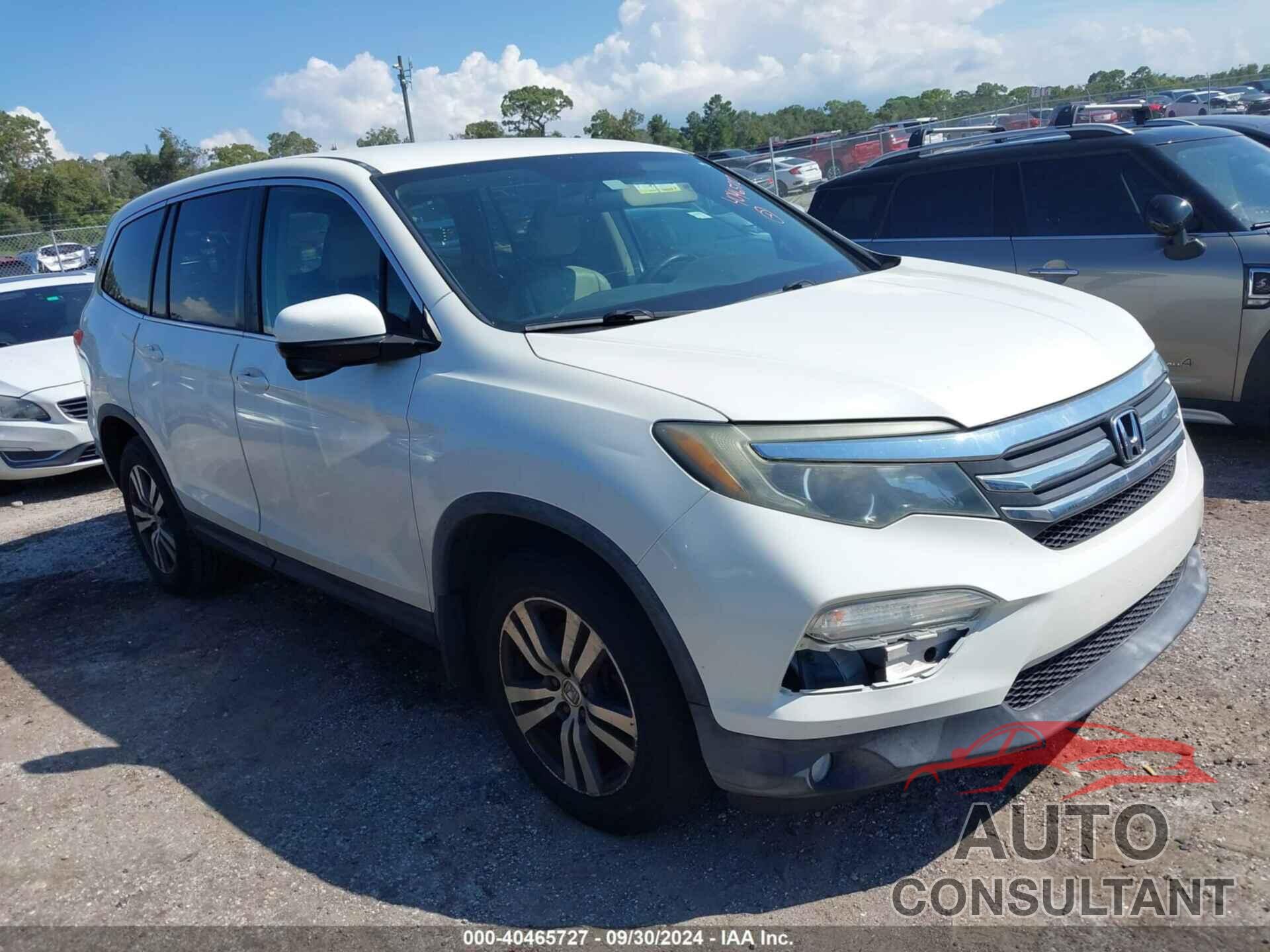 HONDA PILOT 2017 - 5FNYF5H33HB009043