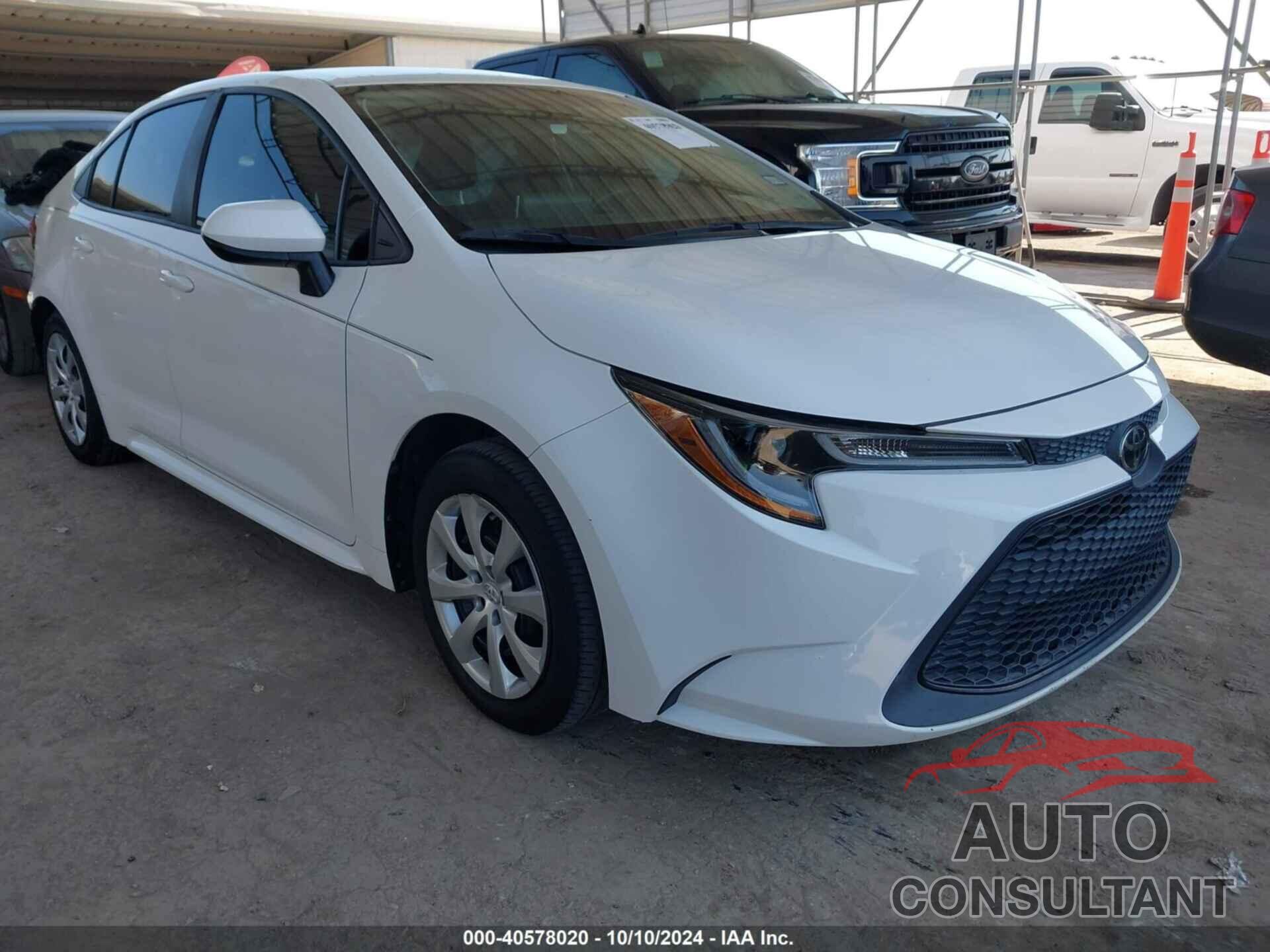 TOYOTA COROLLA 2020 - 5YFEPRAE7LP071688