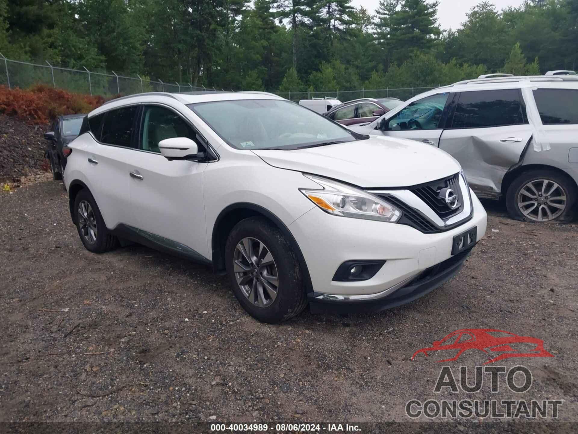 NISSAN MURANO 2016 - 5N1AZ2MH1GN116287