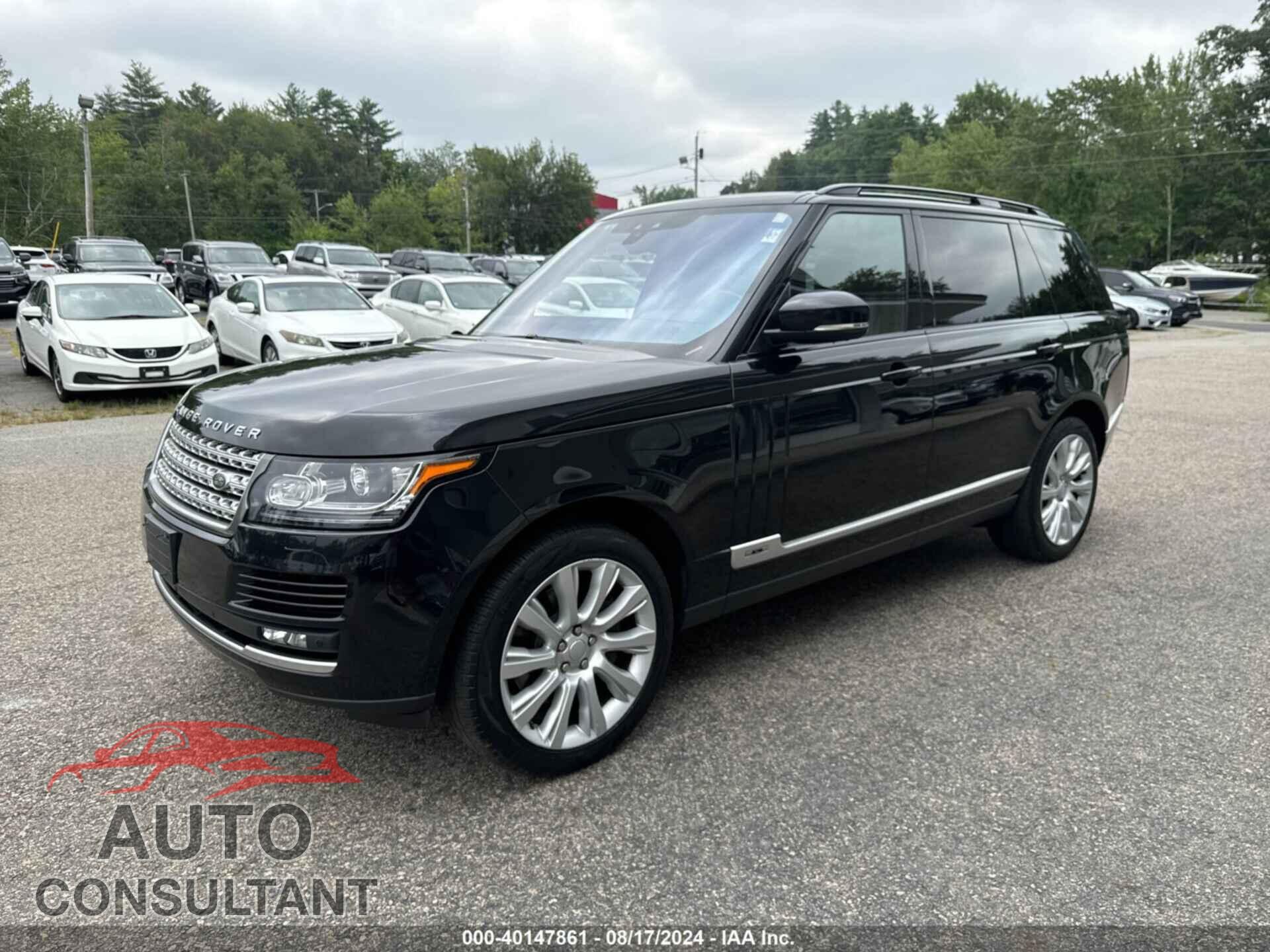LAND ROVER RANGE ROVER 2017 - SALGS5FE8HA340164