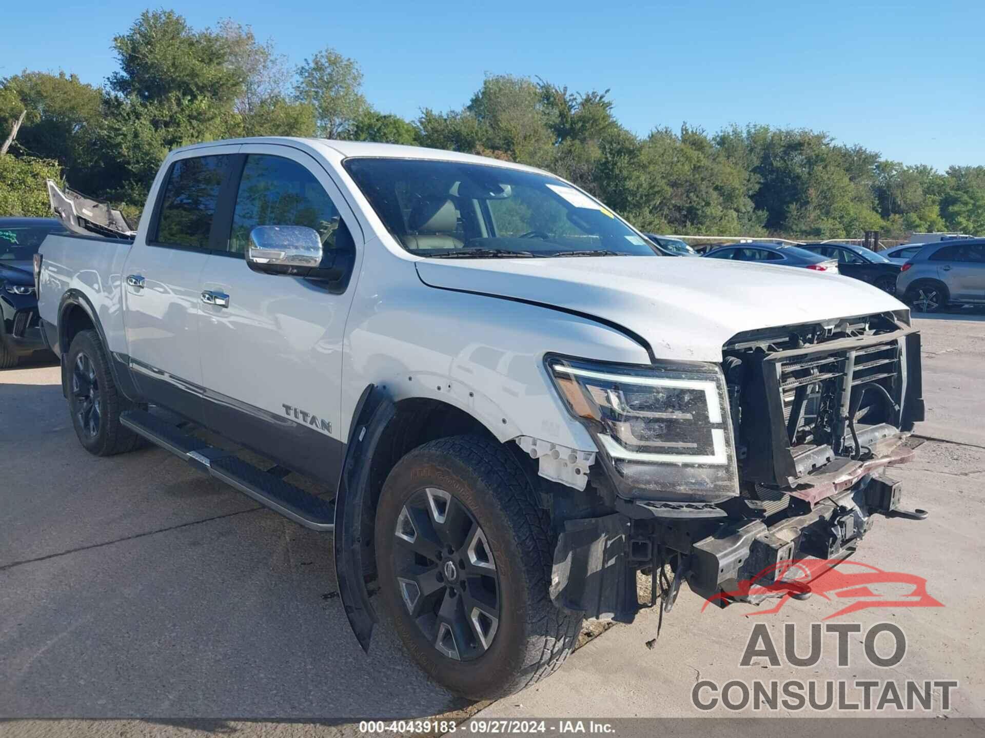 NISSAN TITAN 2022 - 1N6AA1ED9NN107994
