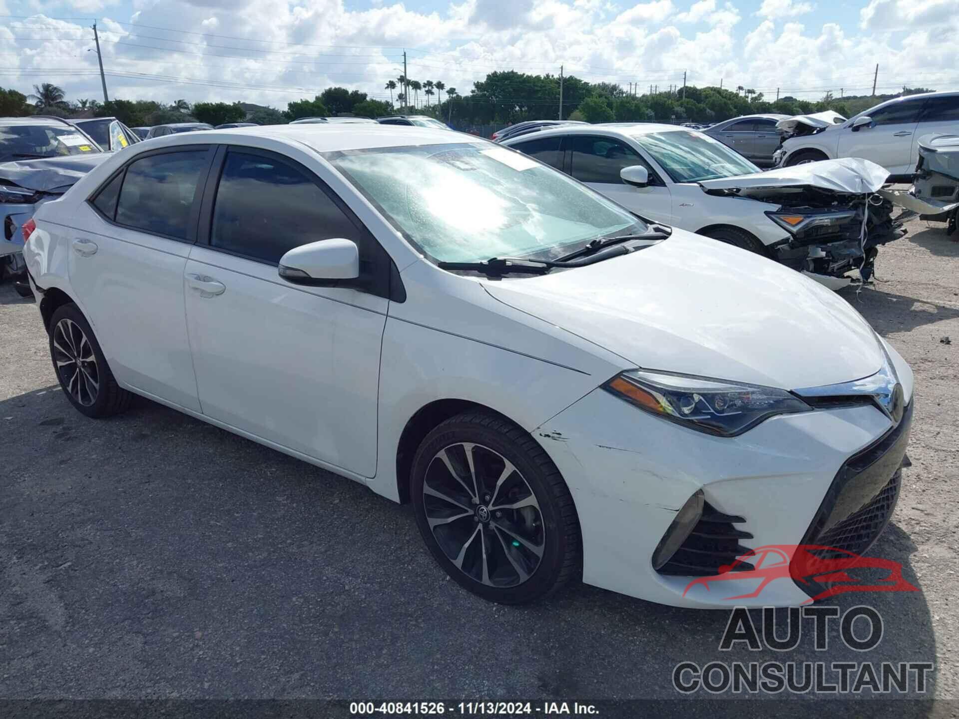 TOYOTA COROLLA 2018 - 2T1BURHEXJC064376