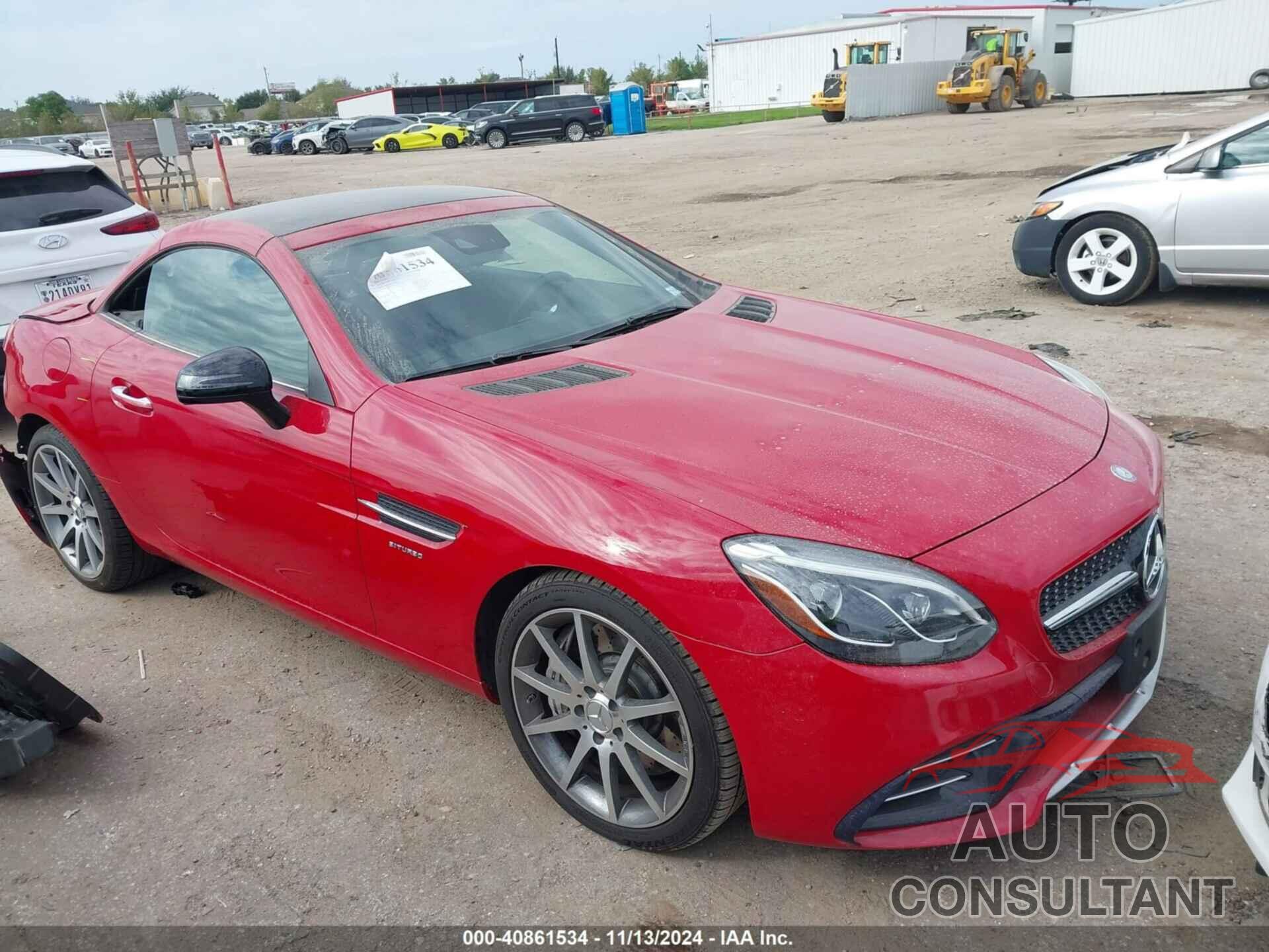 MERCEDES-BENZ AMG SLC 43 2017 - WDDPK6GA2HF128216