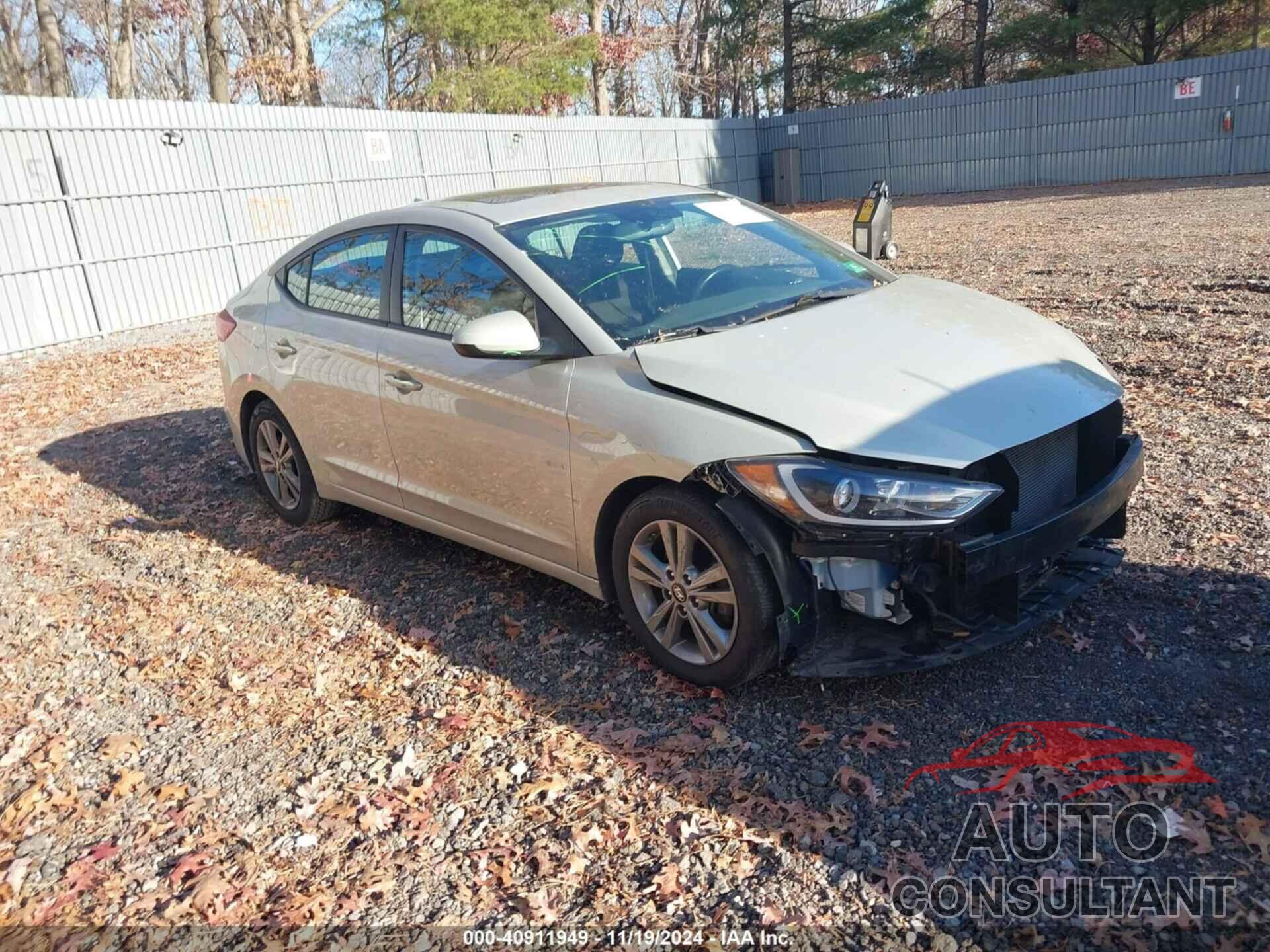 HYUNDAI ELANTRA 2018 - 5NPD84LFXJH378834