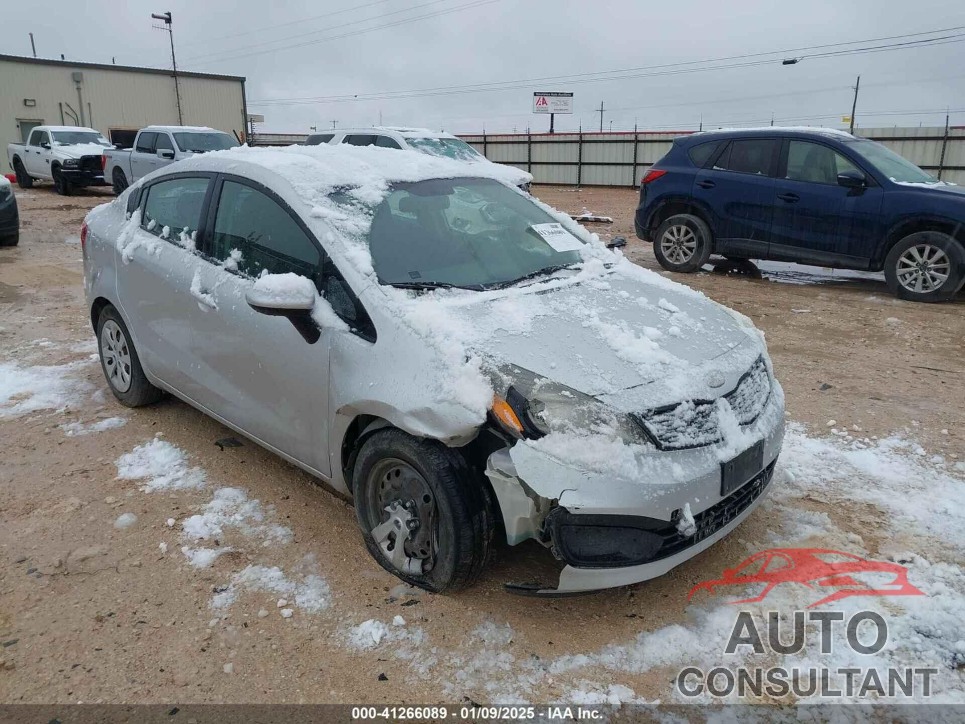 KIA RIO 2013 - KNADM4A39D6109398