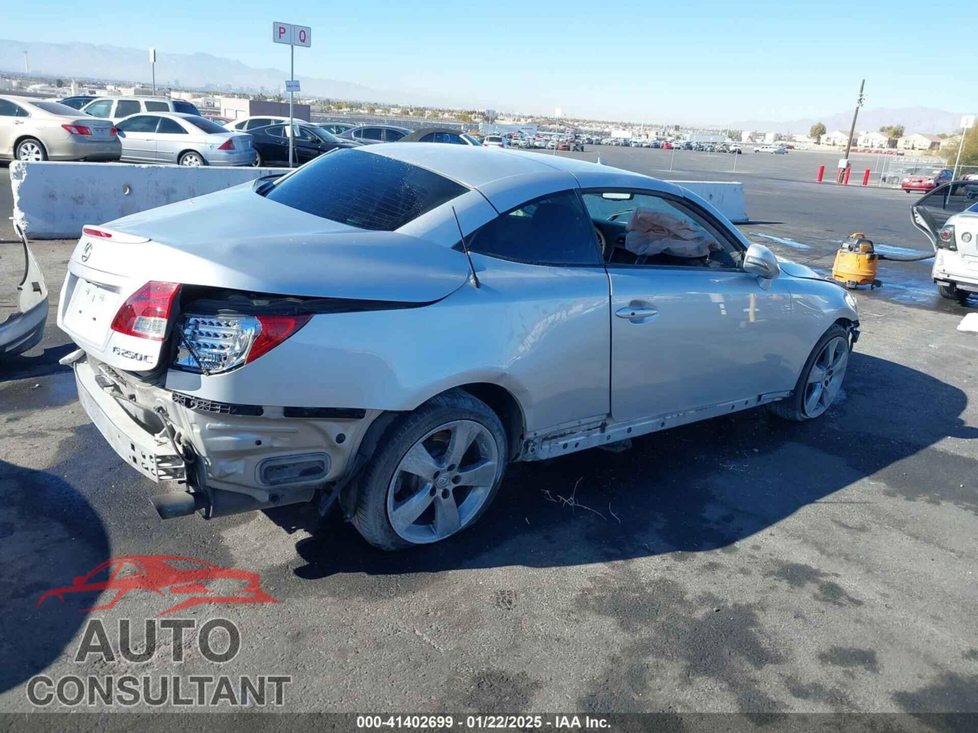 LEXUS IS 250C 2011 - JTHFF2C2XB2520455